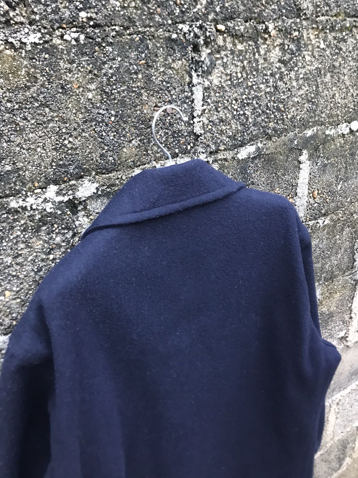 Japanese Brand × Vintage ⚡️Vintage Sea Scape Wool Double Breast Peacoat Size US L / EU 52-54 / 3 - 15 Thumbnail