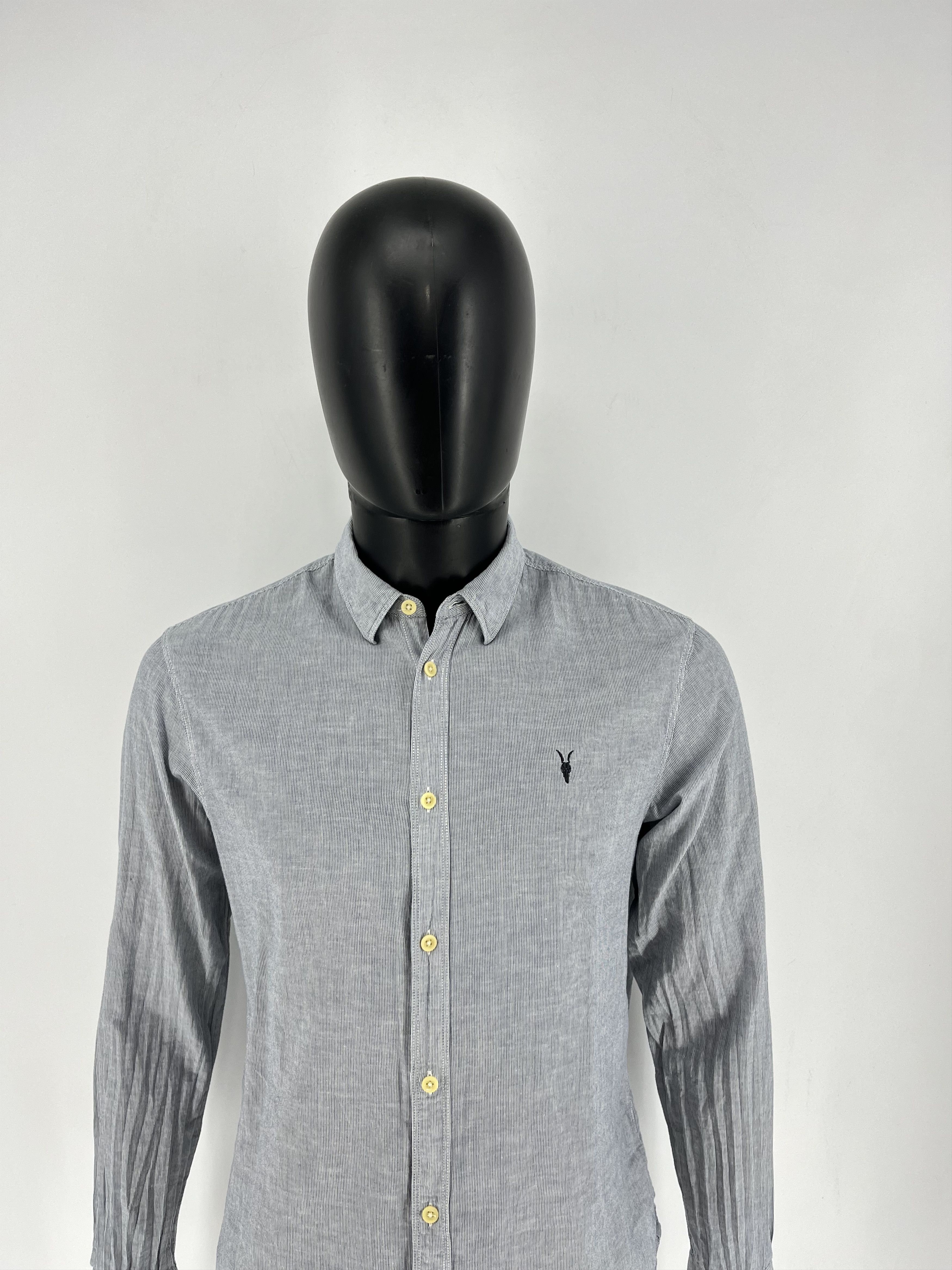 Allsaints Vintage Striped Shirt Allsaints Size M Rare Luxury Size US M / EU 48-50 / 2 - 5 Thumbnail