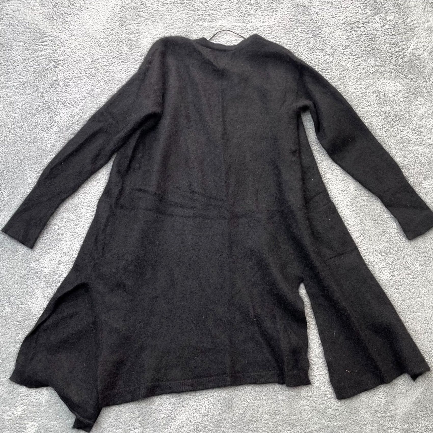 Charter Club Charter Club Womens Medium Black Cashmere Cardigan Sweater Tight Knit Open Front Size M / US 6-8 / IT 42-44 - 5 Thumbnail