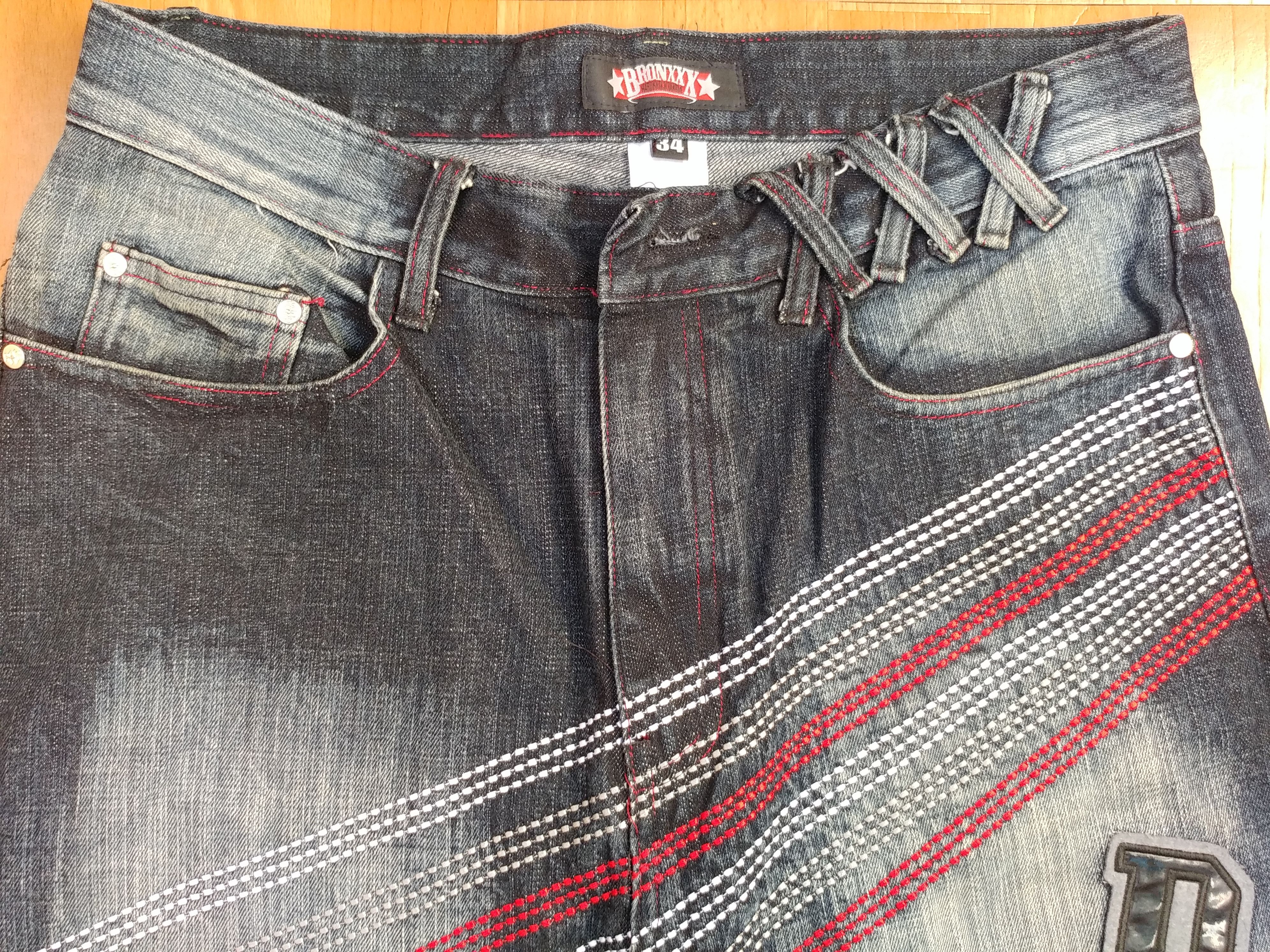 Other Bronxxx jeans, vintage, 90s hip hop, baggy Bronx NYC 34 Size US 34 / EU 50 - 5 Thumbnail