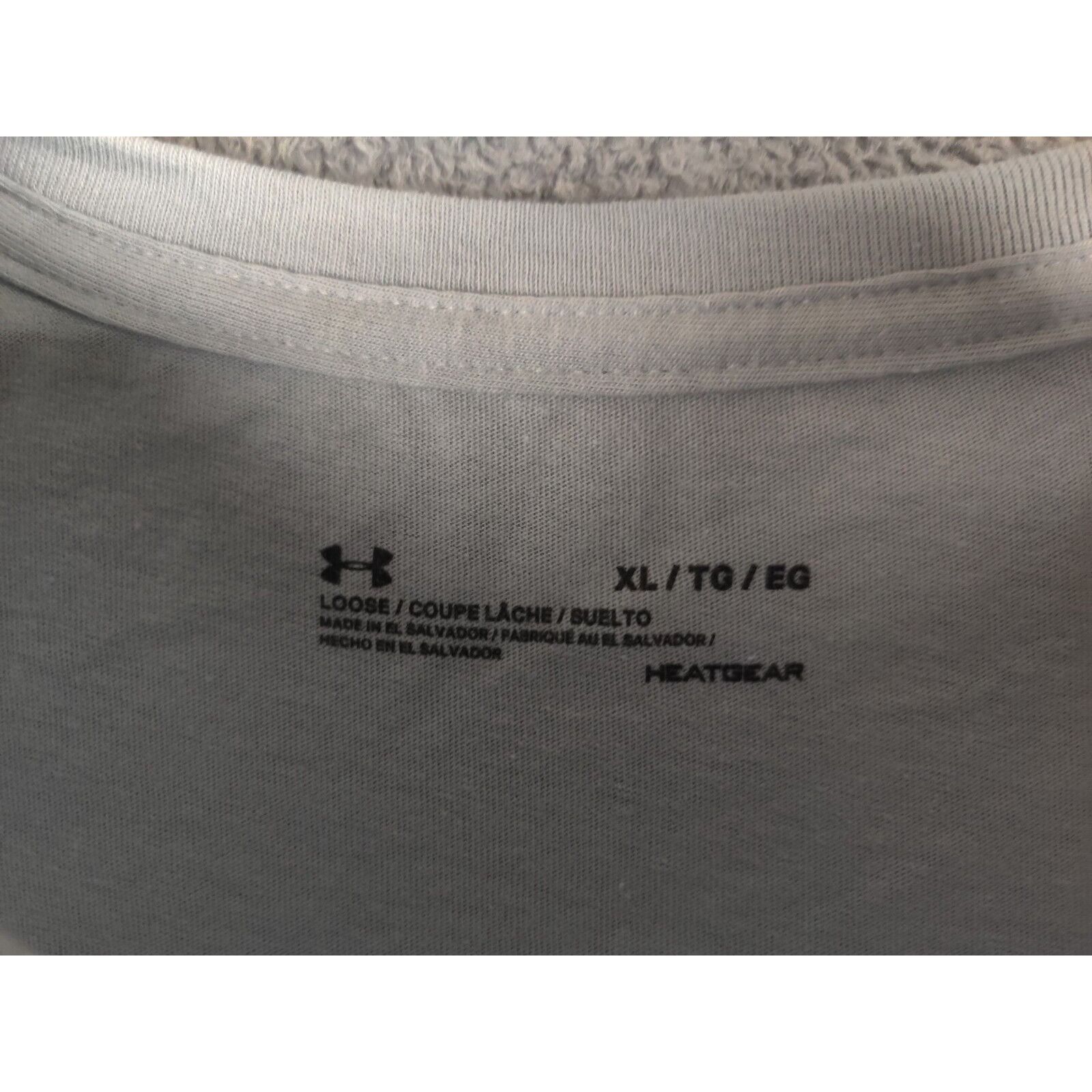Under Armour Under Armour Shirt Adult Mens XL Gray Logo Heatgear Loose Size US XL / EU 56 / 4 - 5 Thumbnail
