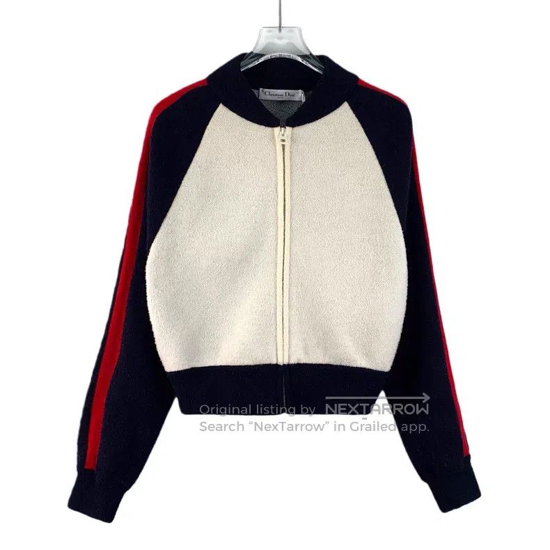 Dior Dior Colour block love letter inlaid wool stand-up collar Size XS / US 0-2 / IT 36-38 - 1 Thumbnail