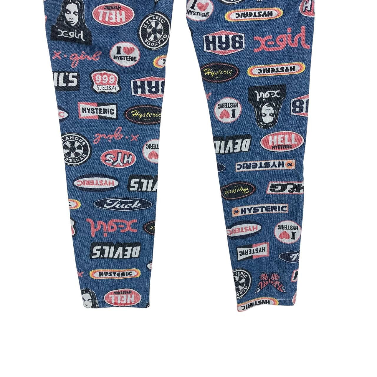 Hysteric Glamour Hysteric Glamour X-Girl Size 1 Ladies Jeans Size 26" / US 2 / IT 38 - 6 Thumbnail