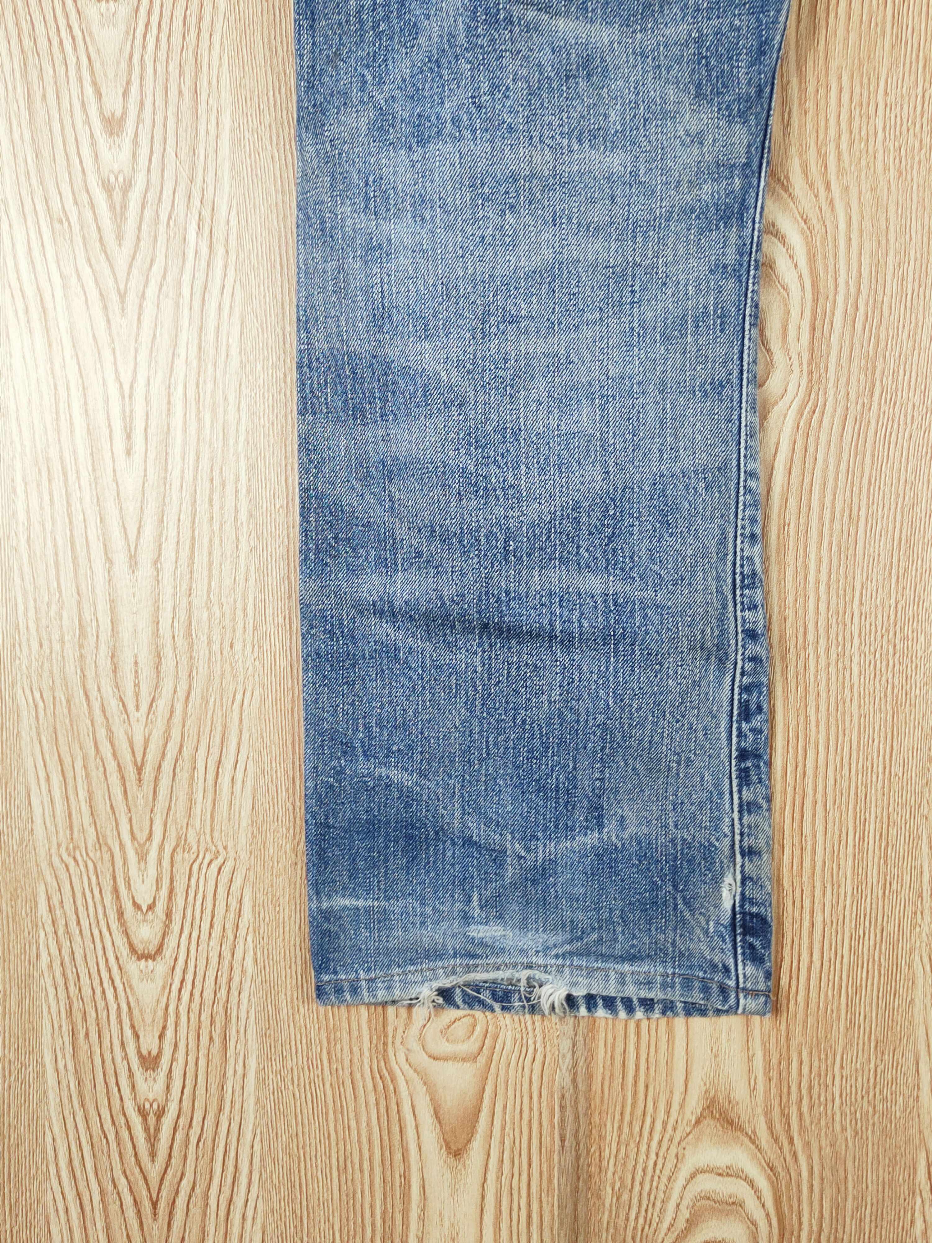 Japanese Brand Denim Craft Blue Distressed Ripped Jeans #W218 Size US 34 / EU 50 - 10 Thumbnail