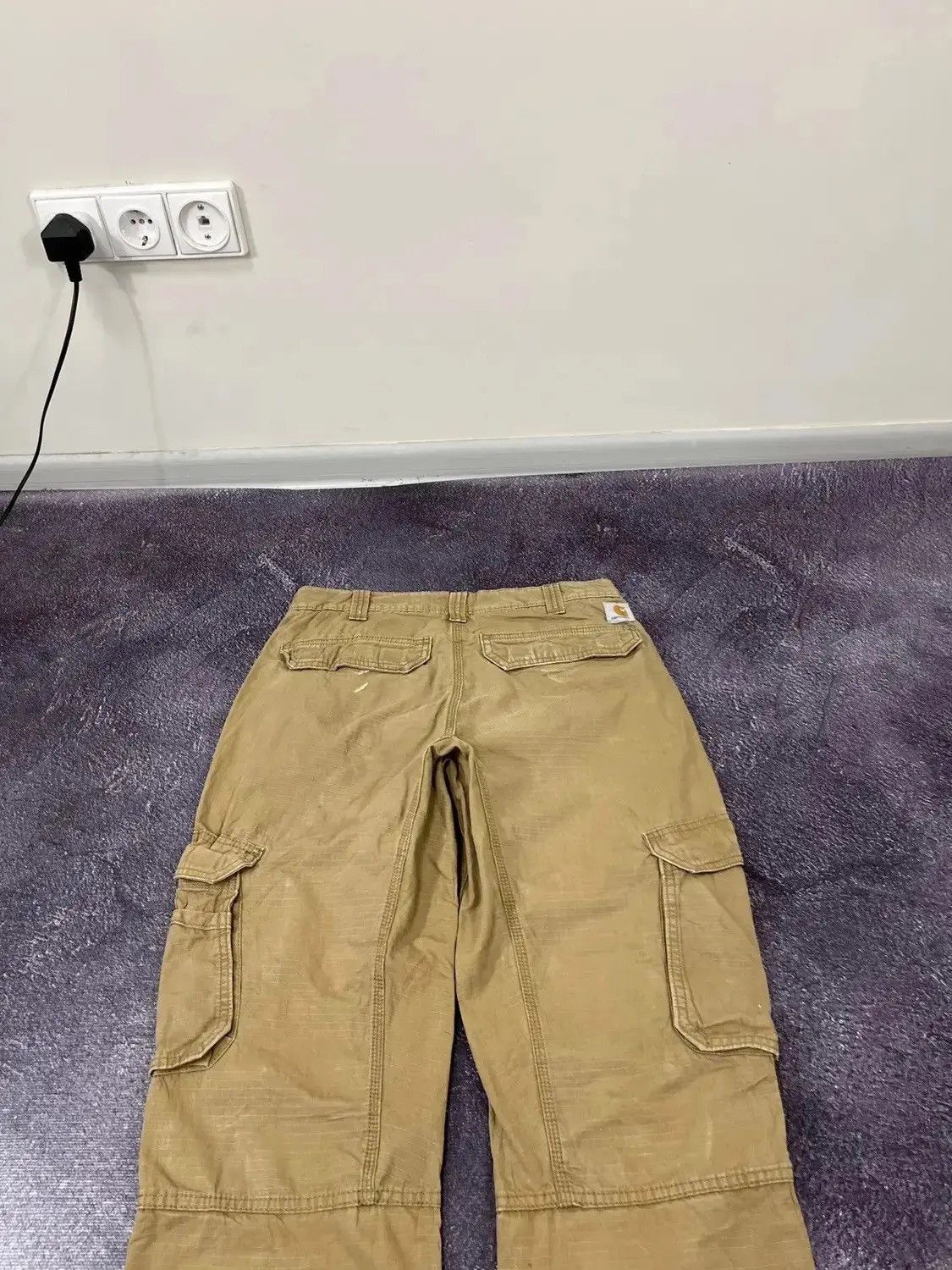 Carhartt × Vintage Vintage Carhartt American Hype Work Baggy Cargo Pants Size US 32 / EU 48 - 4 Thumbnail