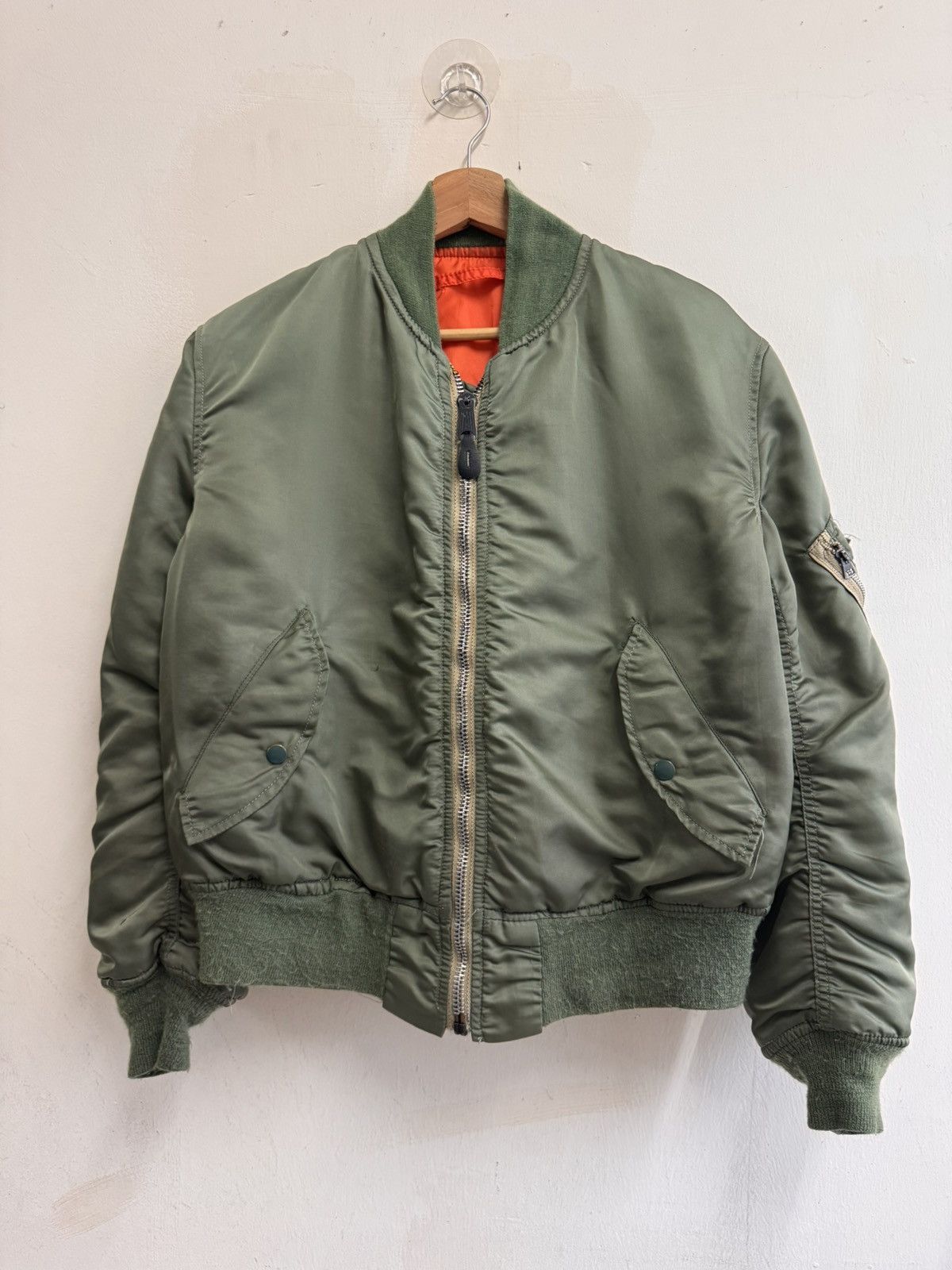 1970s-1980s❗️ ALPHA INDUSTRIES MA-1 MIL-SPEC