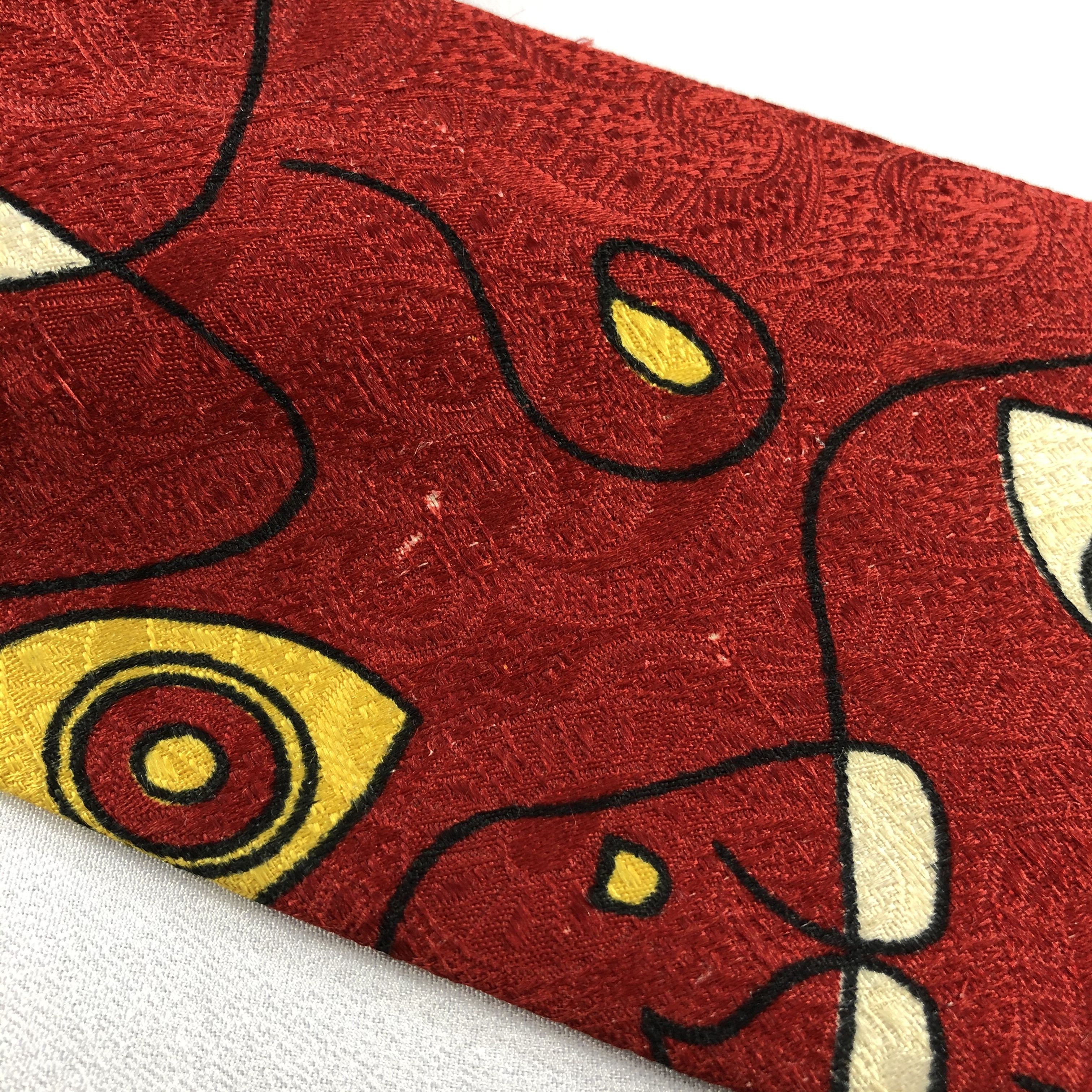 Louis Feraud Louis Feraud Abstract Silk Neck Ties T69 Size ONE SIZE - 8 Thumbnail