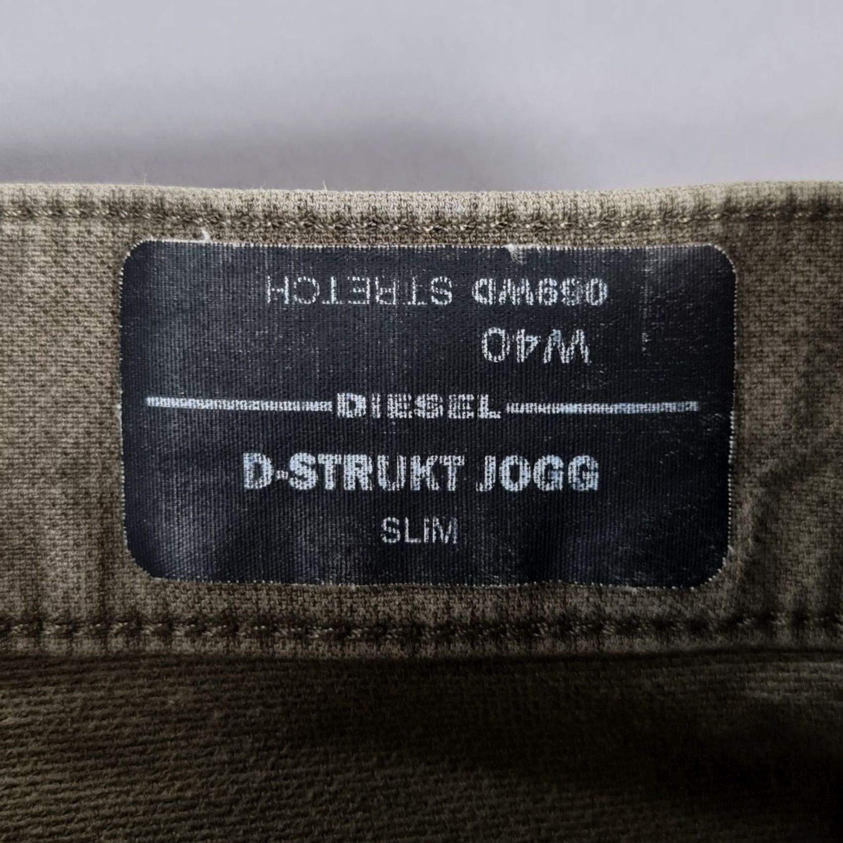 Diesel Diesel D Strukt Jeans Slim Fit W40 L26 Denim Stretch Green Men Size US 40 / EU 56 - 5 Thumbnail
