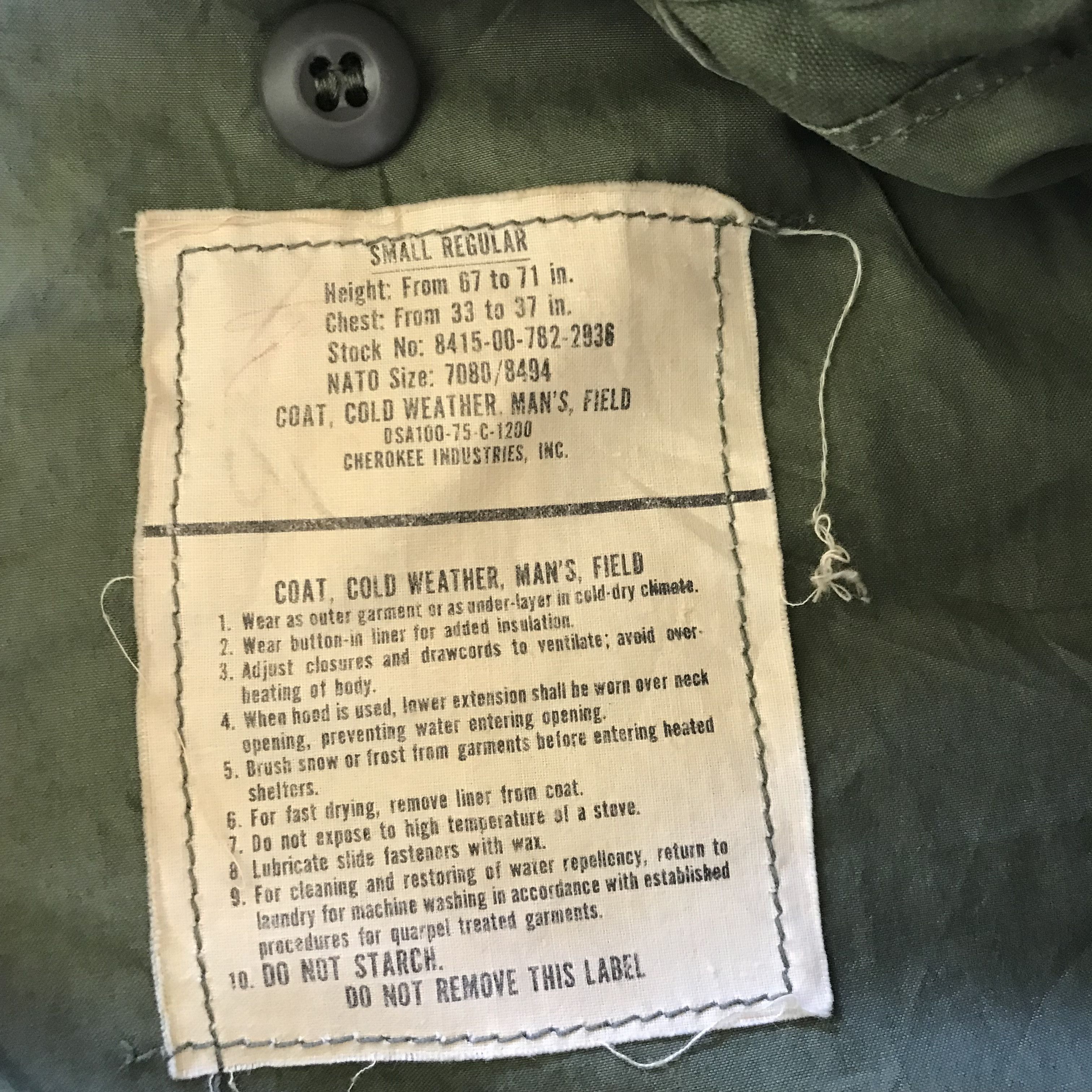 Vintage Vintage US m-65 Jacket Man Field Jacket Size US M / EU 48-50 / 2 - 6 Thumbnail