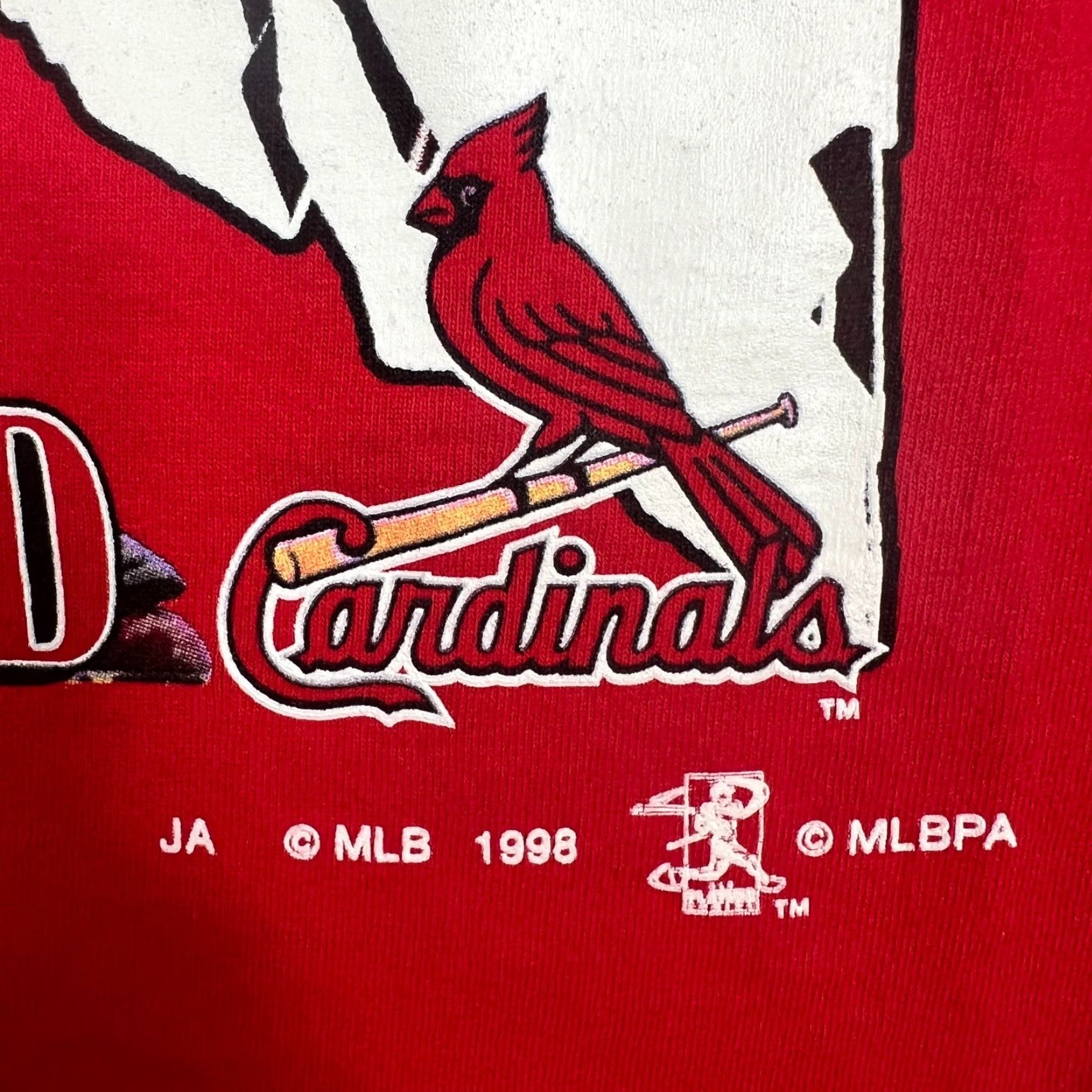 Gildan VINTAGE Mark McGwire Shirt Mens XL Red 90s Baseball Size US XL / EU 56 / 4 - 3 Thumbnail