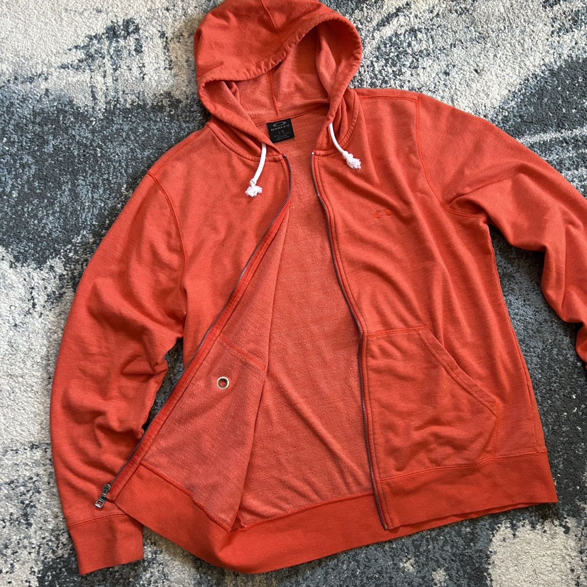 Oakley 2015 BURNT ORANGE HEATHER OAKLEY SQUARE LOGO FULL ZiP HOODiE Size US L / EU 52-54 / 3 - 3 Thumbnail