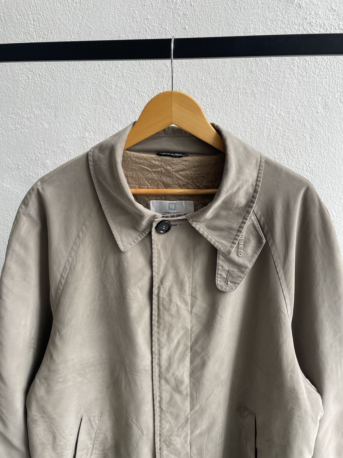 Givenchy Vintage 90's Givenchy Beige Trench Coat Size US XL / EU 56 / 4 - 5 Thumbnail