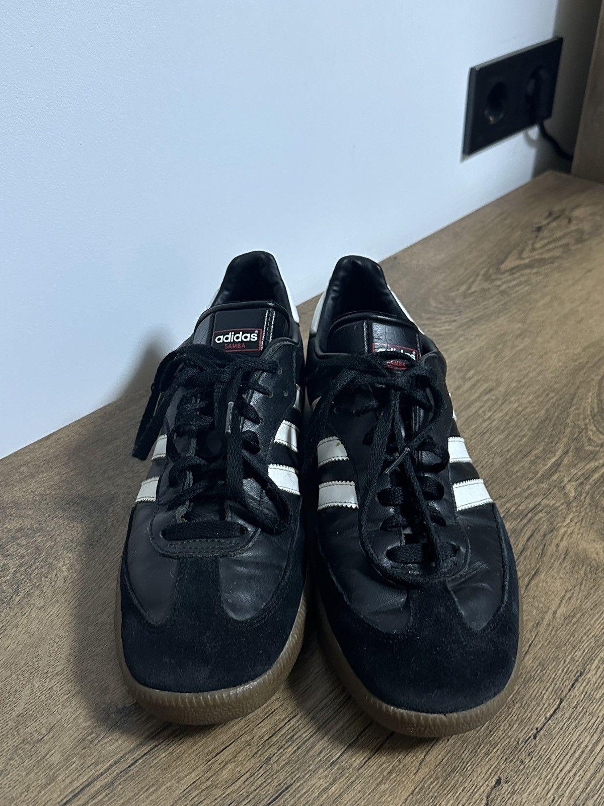 Adidas OG 2013 Adidas Samba Black Leather Shoes Men’s 44 Size Size US 10 / EU 43 - 4 Thumbnail