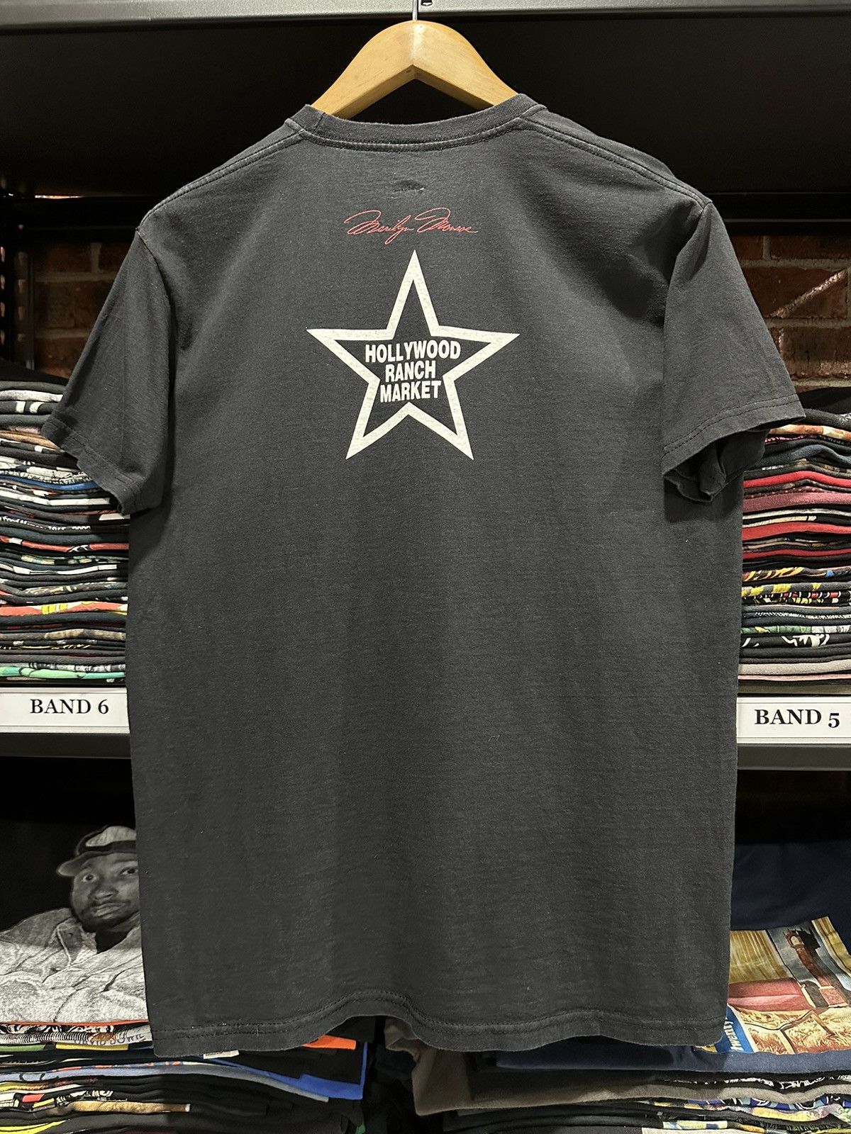 Band Tees × Japanese Brand Marilyn Monroe Hollywood Ranch Market HR Faded Tee Size US M / EU 48-50 / 2 - 8 Thumbnail