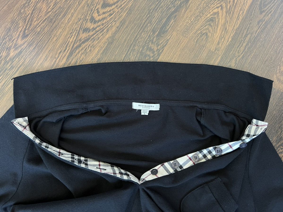 Burberry Burberry London Long Sleeve T-Shirt Black Size L Size L / US 10 / IT 46 - 13 Thumbnail