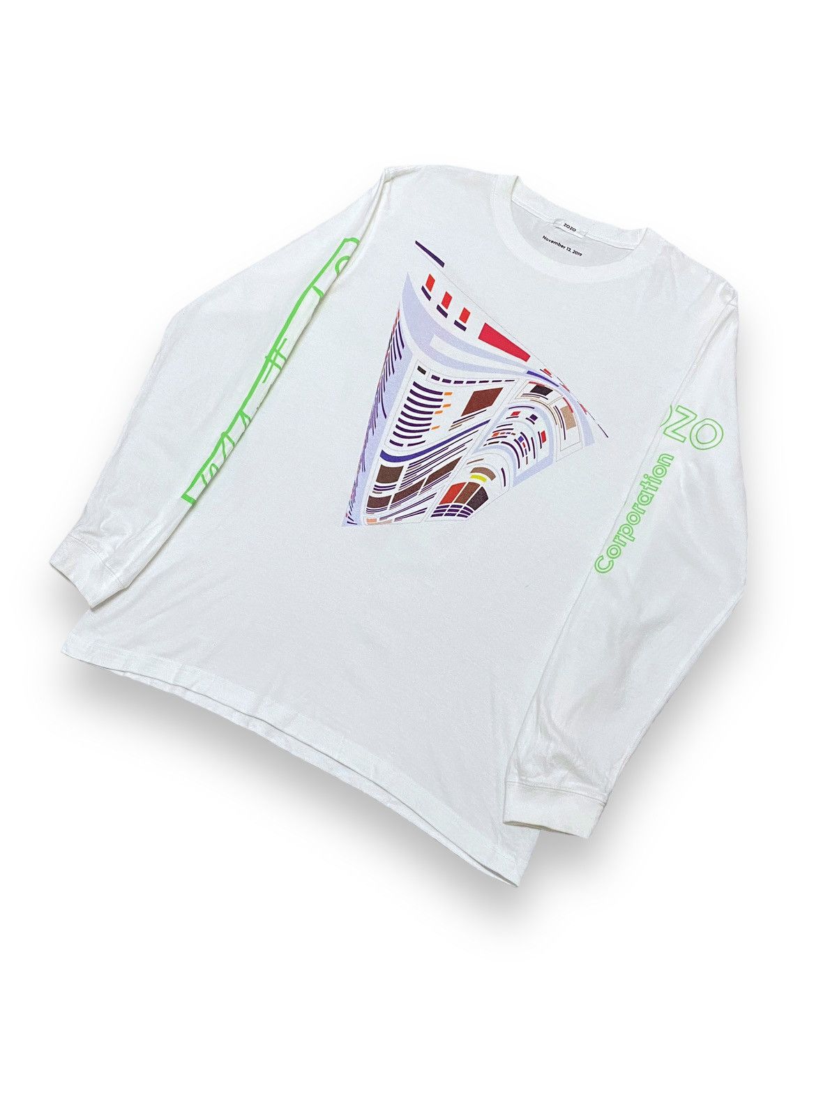 Japanese Brand Zozo Company Tee Yahoo Japan Art Graffiti Psychedelic Size US M / EU 48-50 / 2 - 2 Thumbnail