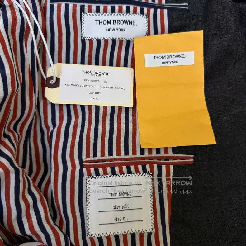 Thom Browne Thom Browne Classic Suit Jacket in Dark Grey Size M / US 6-8 / IT 42-44 - 6 Thumbnail