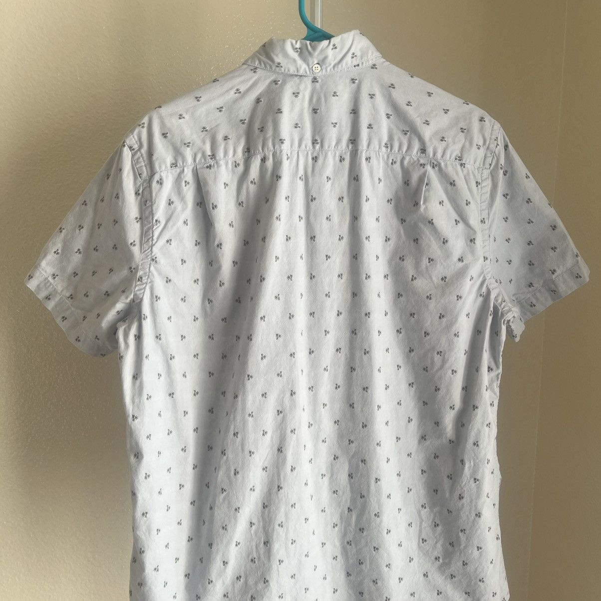 Steven Alan Steven Alan Short Sleeve Button Front Shirt Palm Tree Size L Size US L / EU 52-54 / 3 - 6 Thumbnail