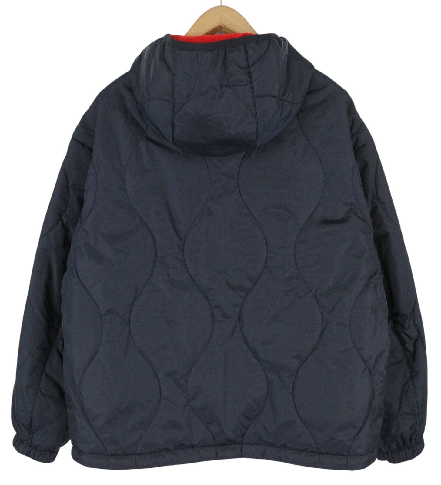 Tommy Hilfiger REVERSIBLE QUILTED M Blue Quilted Hooded Zip Jacket 86388 Size US M / EU 48-50 / 2 - 5 Thumbnail