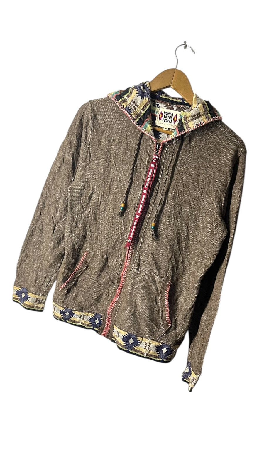 Vintage GLOBAL CULTURE POWER TO THE PEOPLE Size US M / EU 48-50 / 2 - 6 Thumbnail