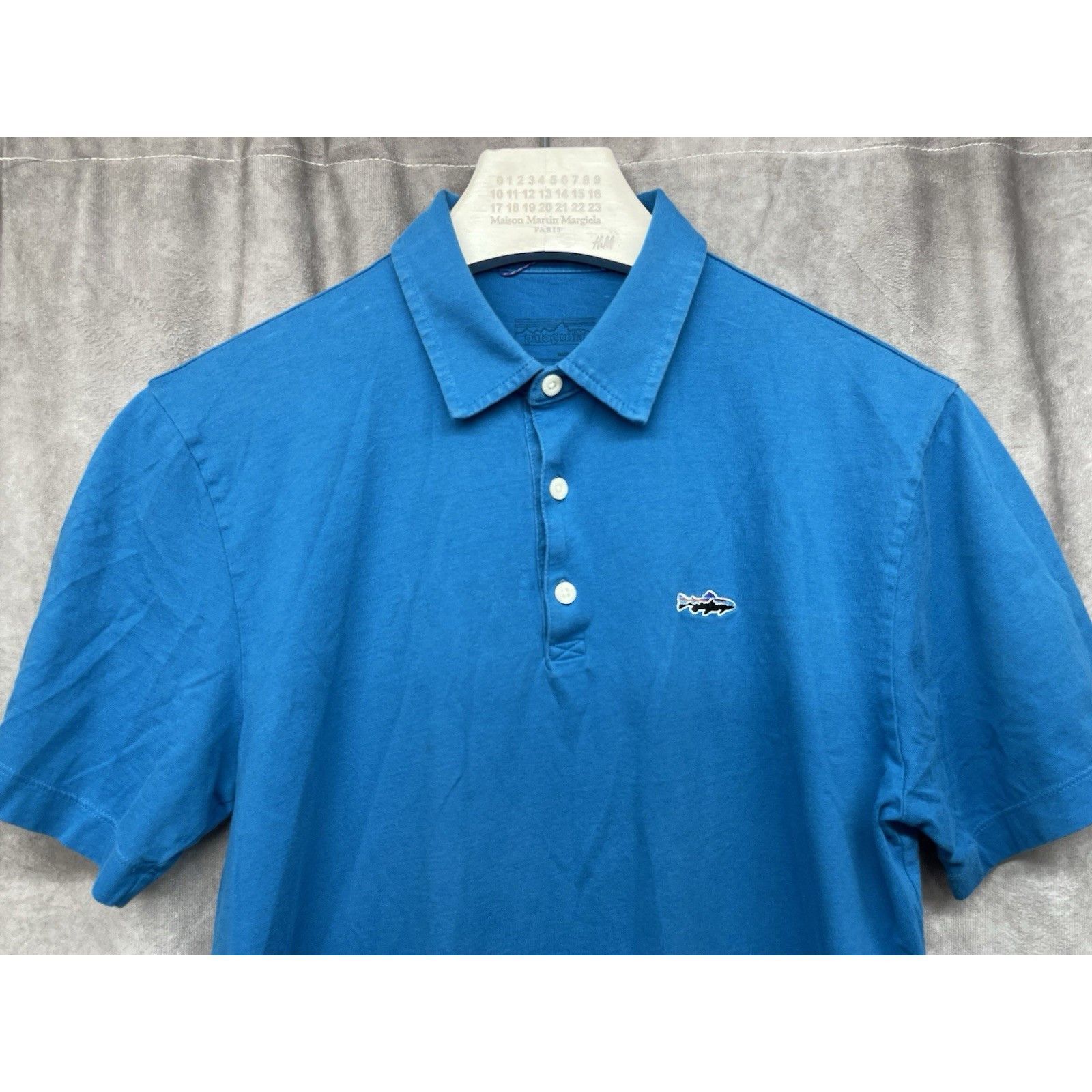 Patagonia Patagonia Polo Shirt Men's Small Trout Fitz Roy Organic Cott Size US S / EU 44-46 / 1 - 1 Thumbnail