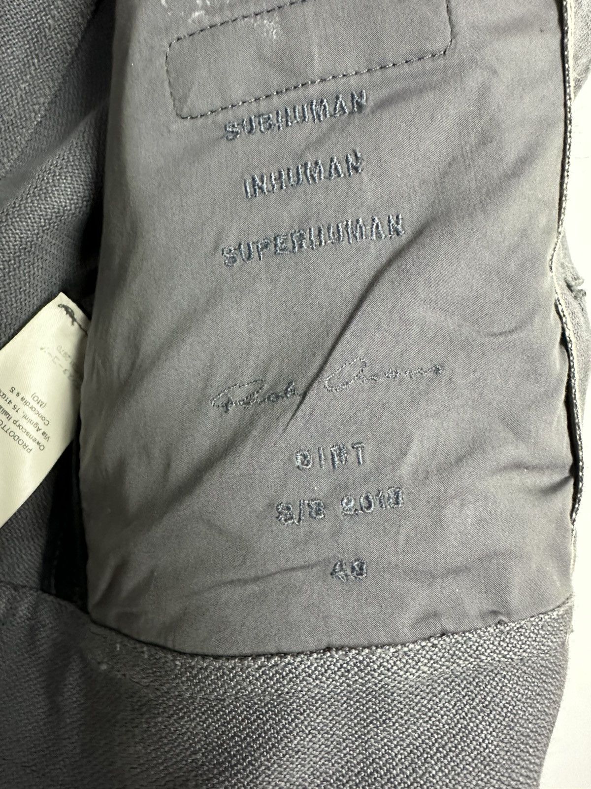 Rick Owens SS18 ‘DIRT’ Off-the-Runway Little Joe Jacket Size US M / EU 48-50 / 2 - 4 Thumbnail