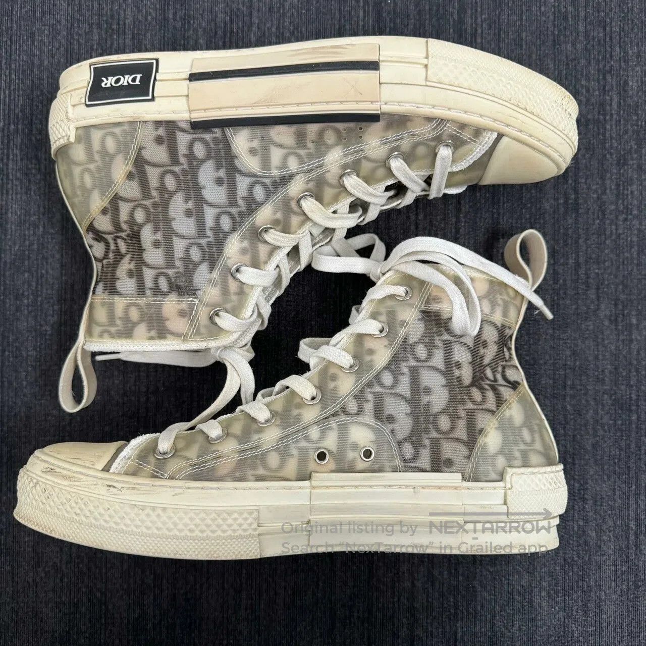 Dior Dior B23 Canvas Sneakers Size 39.5. Size US 6.5 / EU 39-40 - 5 Thumbnail