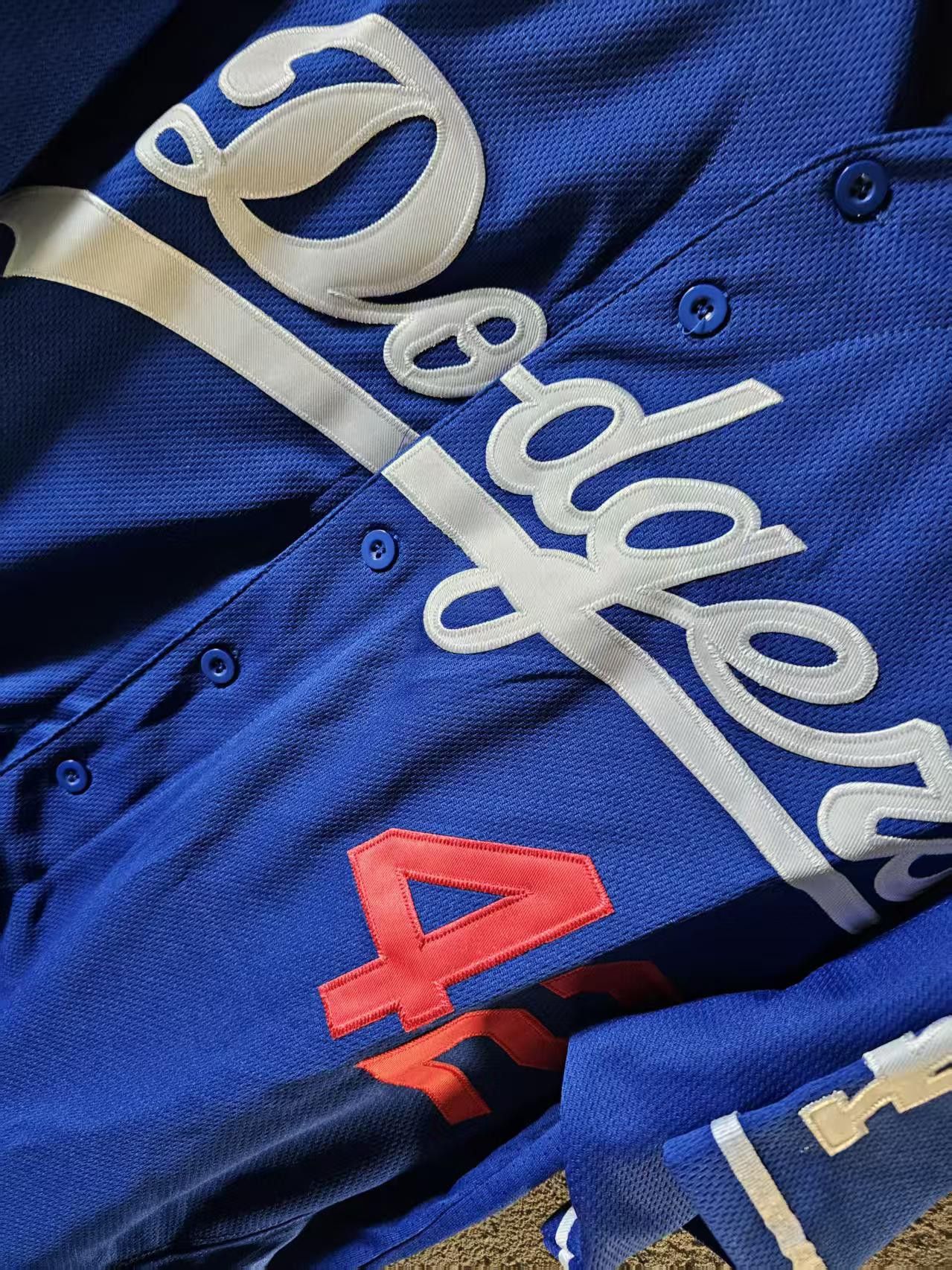 MLB Los Angeles Dodgers #42 Robinson Jersey Blue Size US XL / EU 56 / 4 - 3 Thumbnail