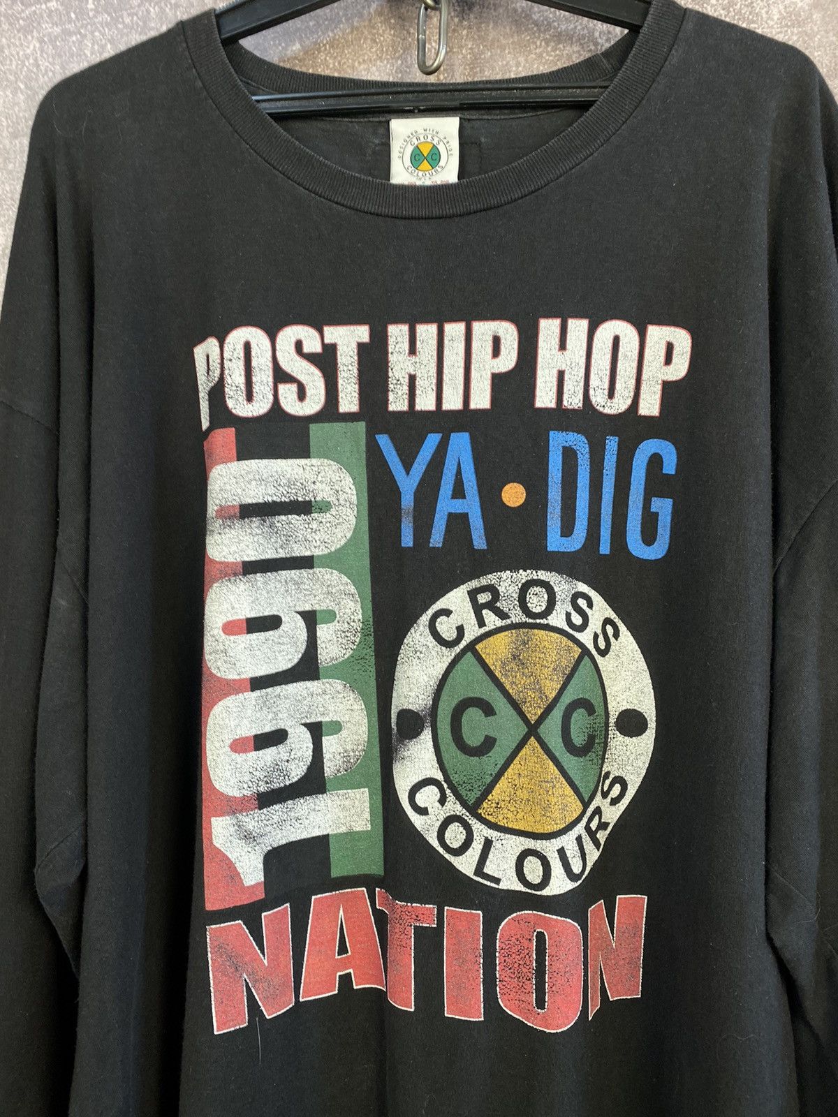 Cross Colours Vintage Cross Colour Ya Dig Hip Hop Style T-shirt Size US XXL / EU 58 / 5 - 2 Thumbnail