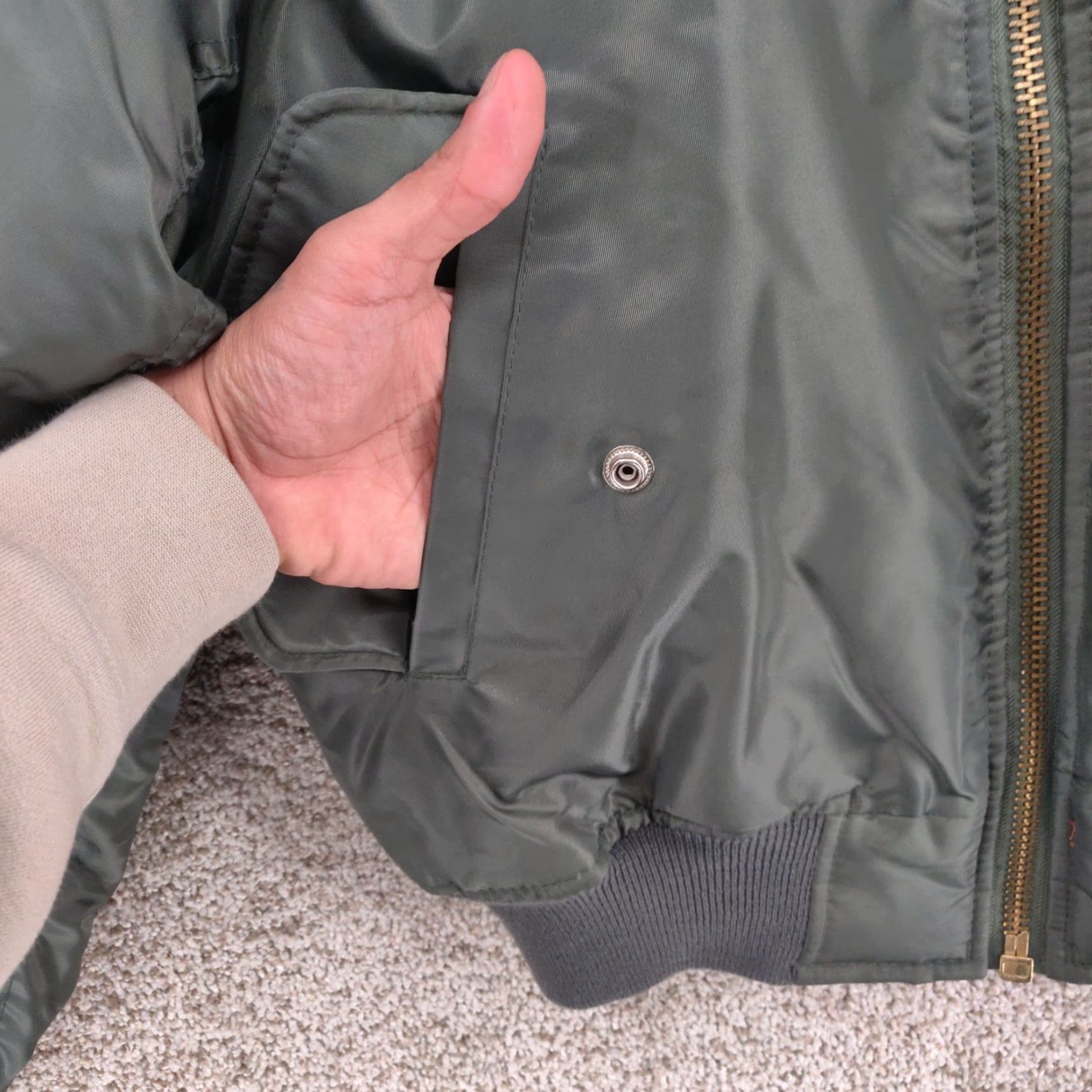 Rothco Rothco MA-1 Jacket Mens Small Reversible Flight Bomber Flyers Size US S / EU 44-46 / 1 - 4 Thumbnail