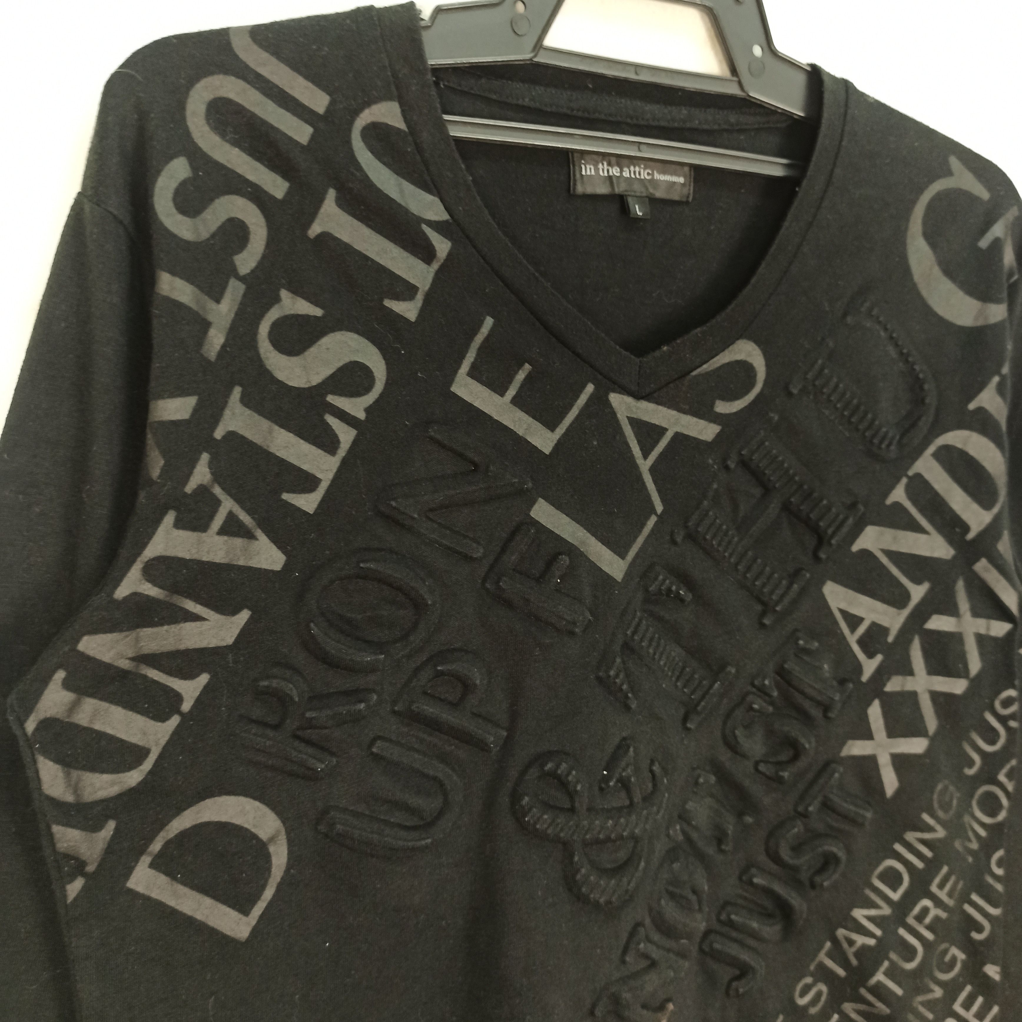 In The Attic Rare In The Attic Spell Out Logo /LGB/Ifsix/Kmrii Vneck Tees Size US M / EU 48-50 / 2 - 2 Thumbnail