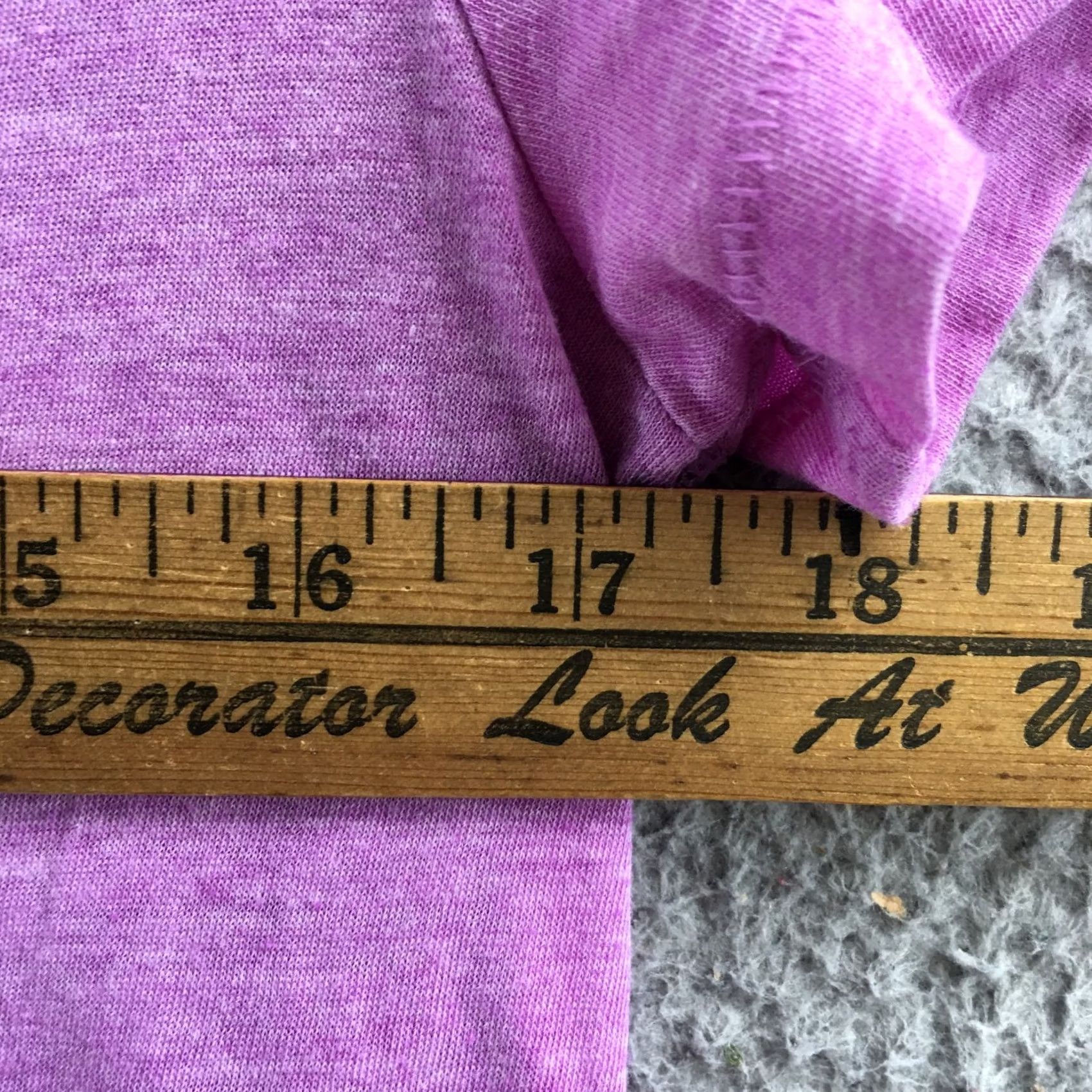 Victoria's Secret Victoria's Secret PINK Top Womens M Purple V-Neck Tee Lace Back Graphic Logo Shirt Size M / US 6-8 / IT 42-44 - 6 Thumbnail