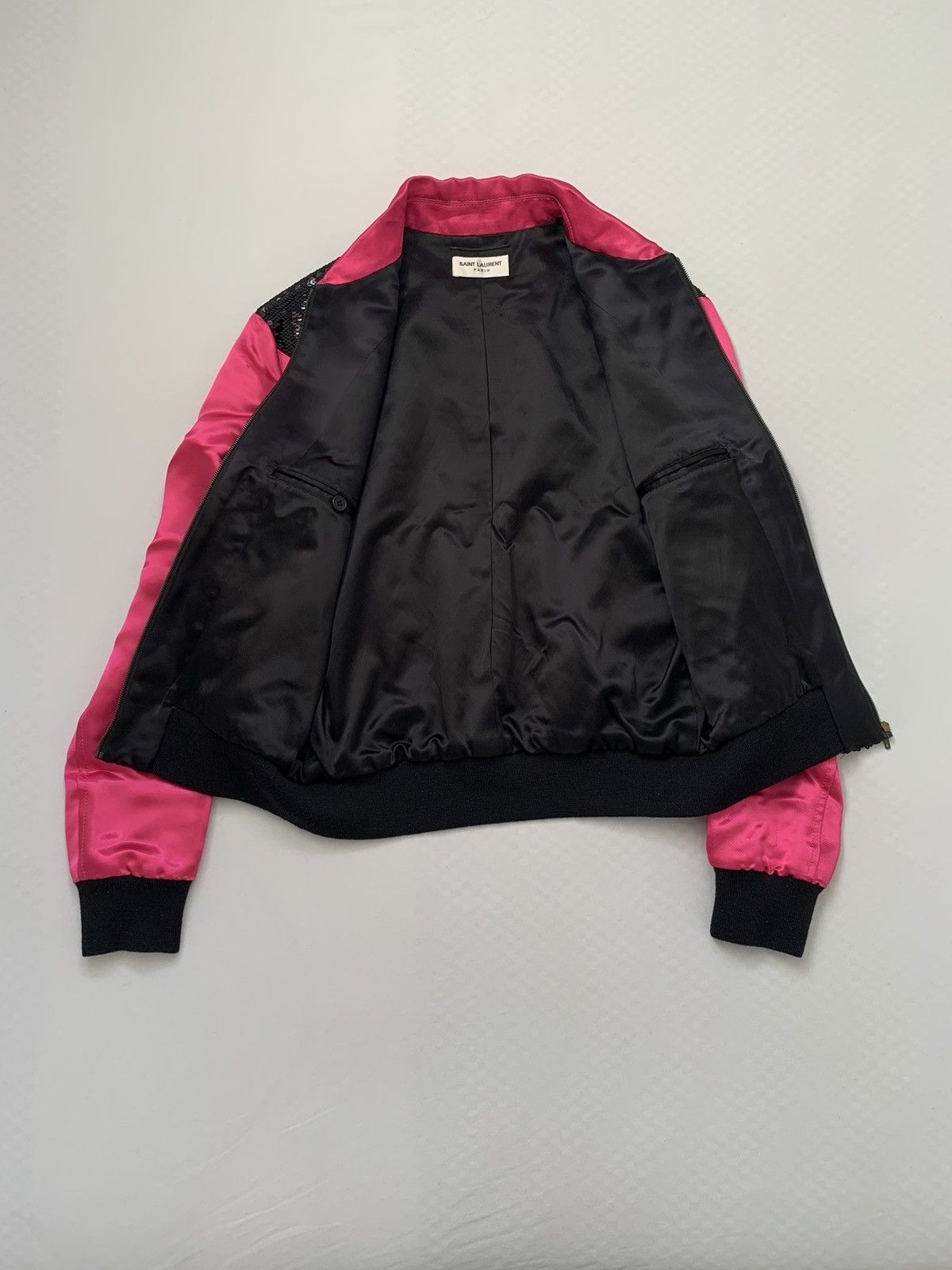 Hedi Slimane × Saint Laurent Paris FW2016 1/1 Sample Sequin Jacket – Pink Size US S / EU 44-46 / 1 - 5 Thumbnail