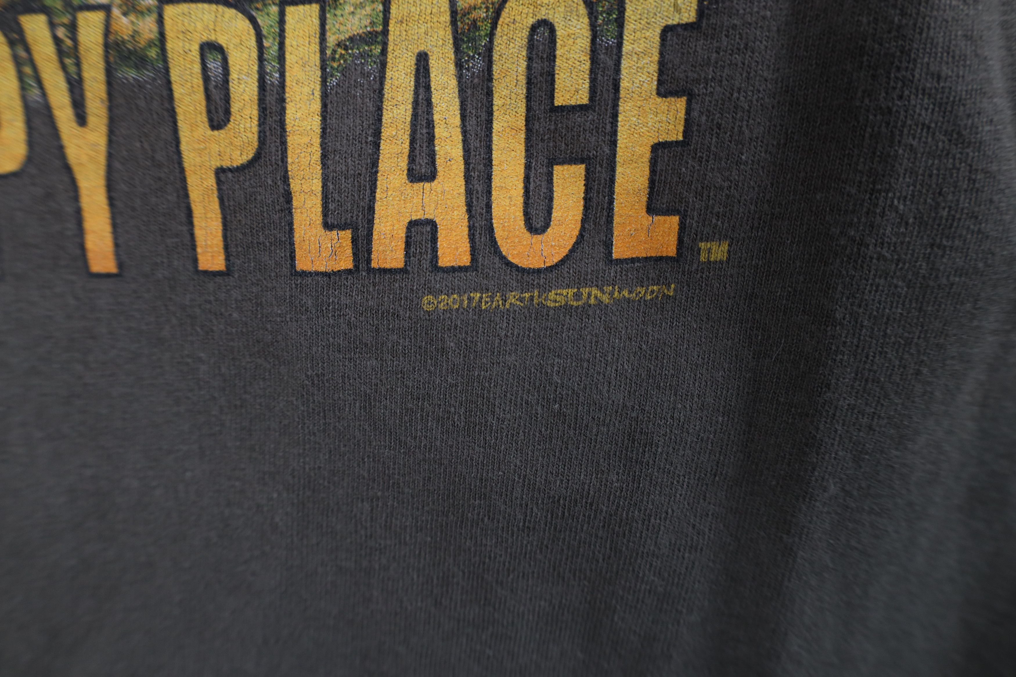 Vintage Y2K Streetwear Is My Happy Place Shepherds Spring T-Shirt Size US M / EU 48-50 / 2 - 6 Thumbnail
