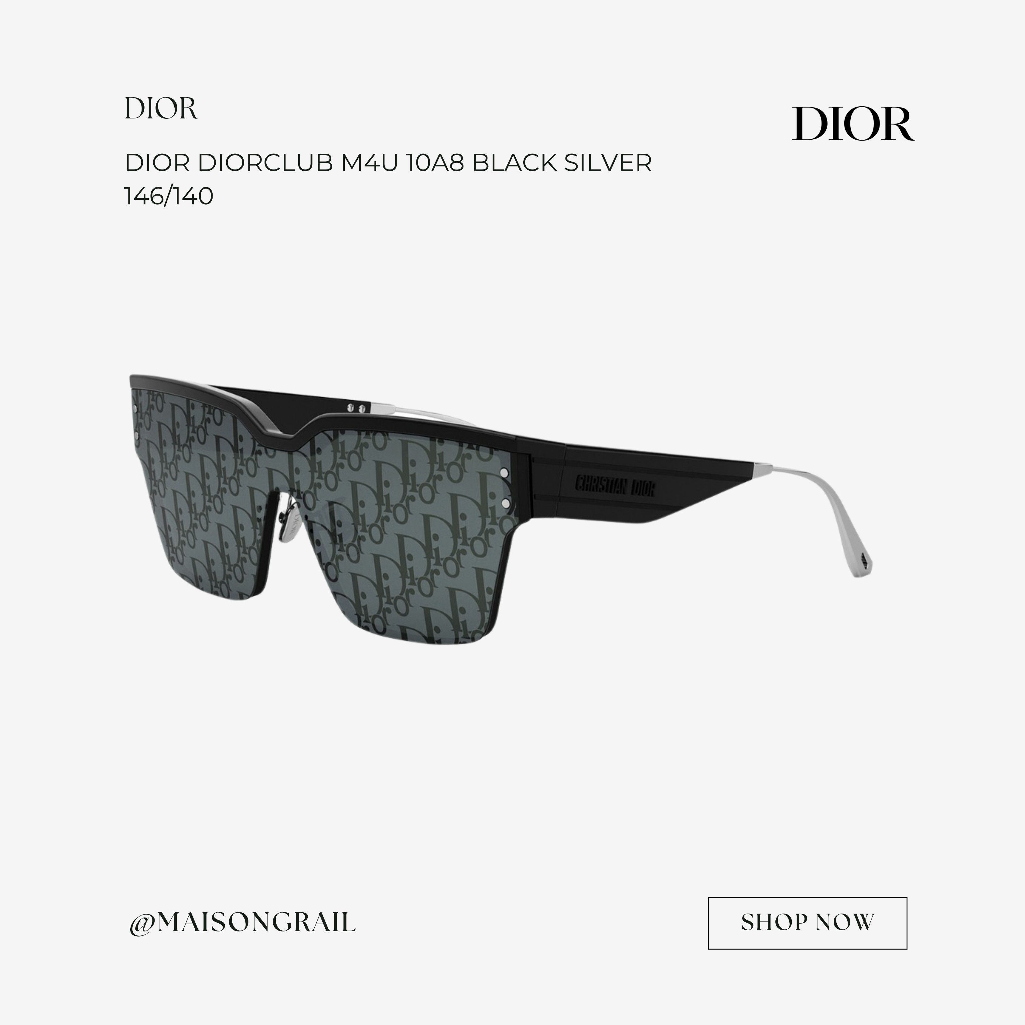 Dior DIOR DIORCLUB M4U 10A8 SUNGLASSES Size ONE SIZE - 1 Thumbnail