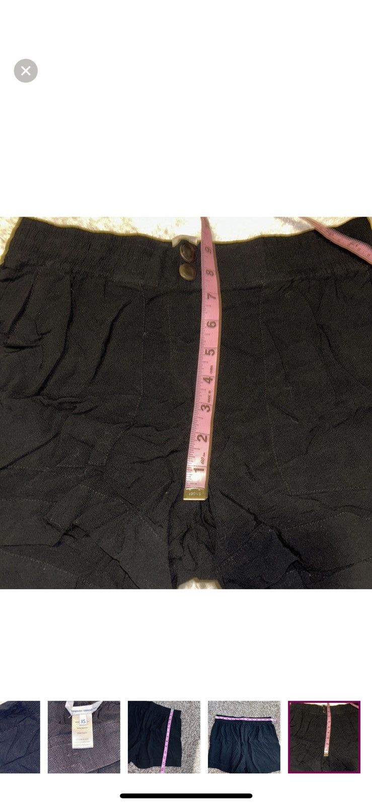 French Connection French connection XS pull on black shorts Size 25" / US 0 / IT 36 - 7 Thumbnail