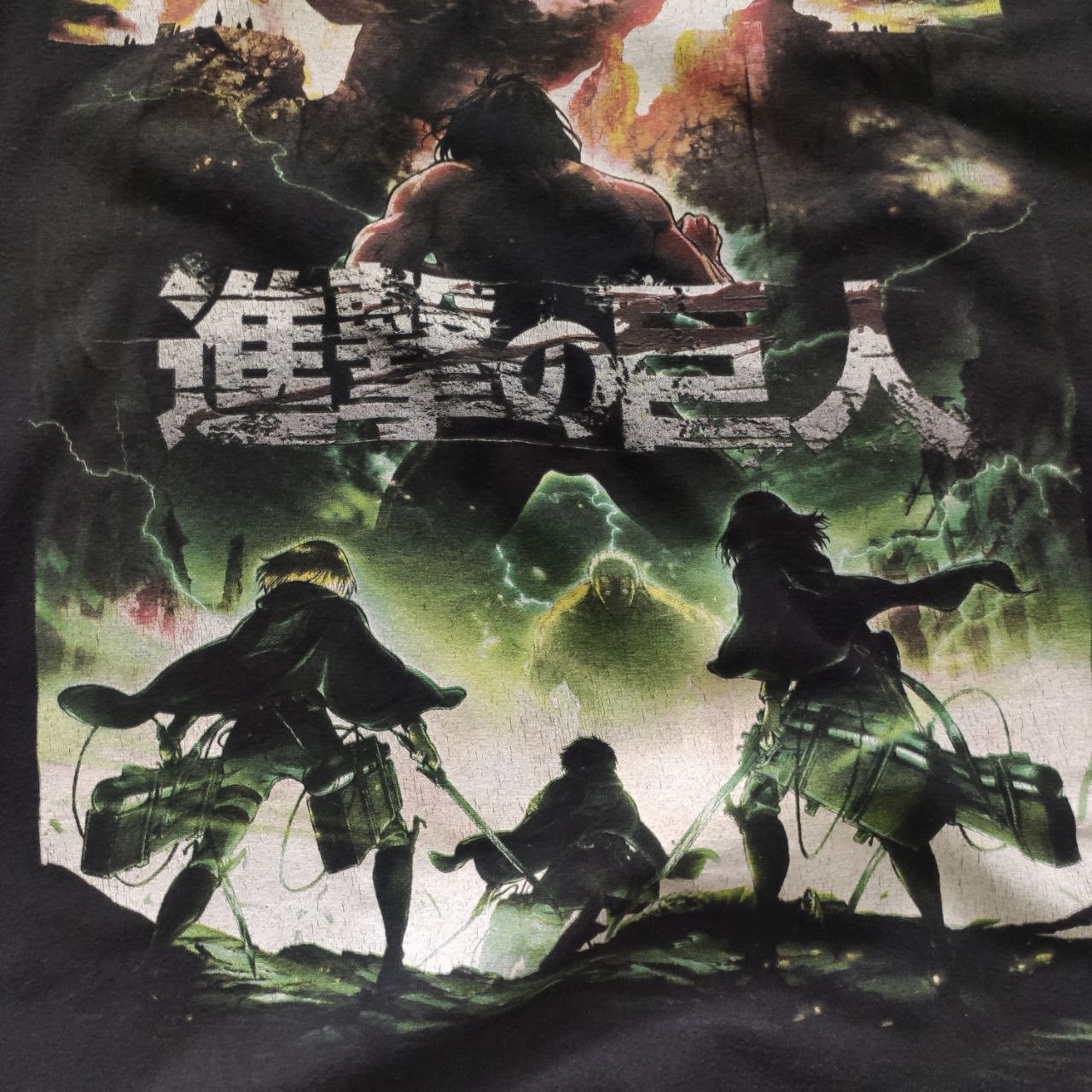 Vintage ATTACK ON TITAN SEASON 2 SHIRT Size US M / EU 48-50 / 2 - 3 Thumbnail
