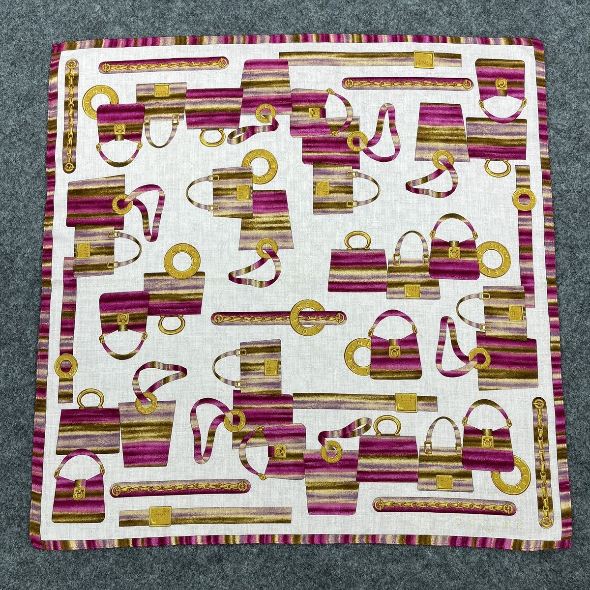 Celine Celine Handkerchief / Neckerchief / Headscarf B1763 Size ONE SIZE - 1 Thumbnail