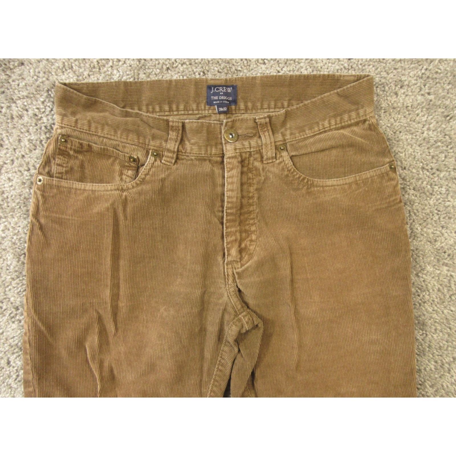 J.Crew J.CREW Corduroy Pants Women's 28x32 Brown Slim Straight Chino Vintage Size 28" / US 6 / IT 42 - 4 Thumbnail