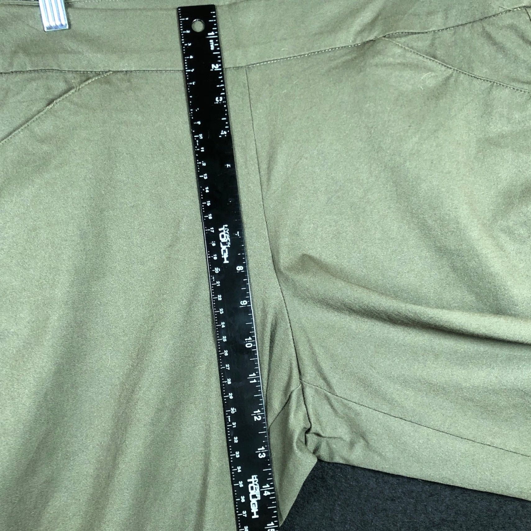Vintage Chicos Travelers Womens Pants Green Petite High Rise Ankle Stretch 3 Size 40" / US 18 - 7 Thumbnail