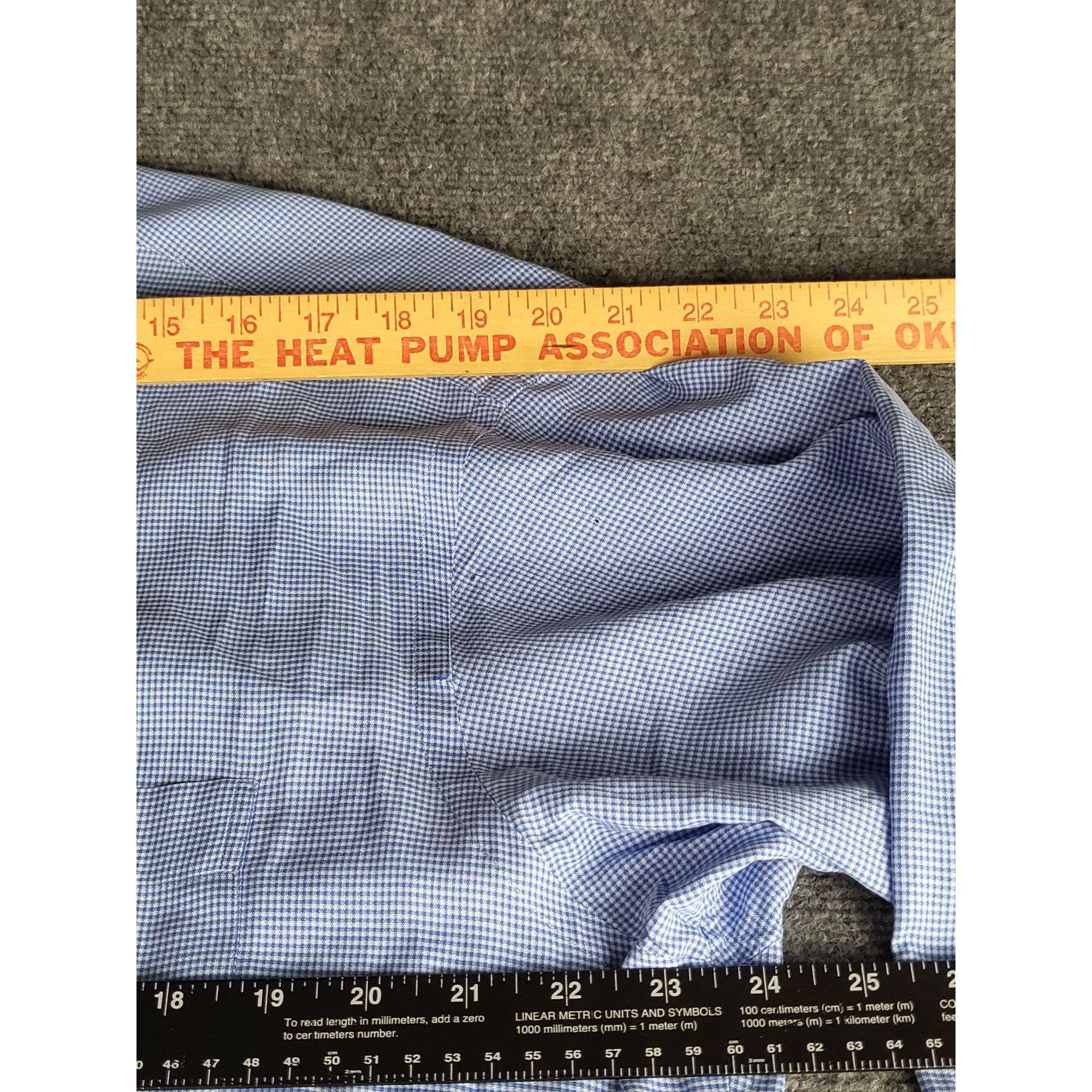 Ermenegildo Zegna Ermenegildo Zegna Button Up Shirt Men Sz L Gingham Blue Whit Size US L / EU 52-54 / 3 - 3 Thumbnail
