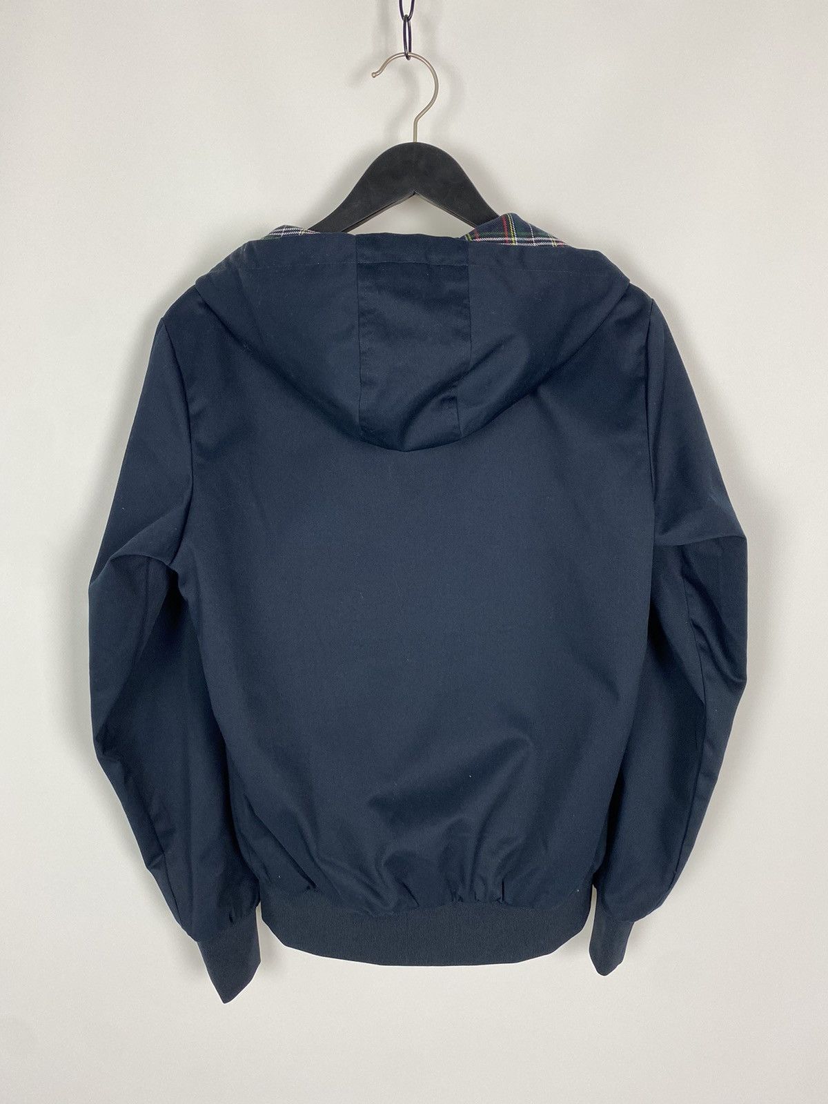 Other Casual Navy Blue Cotton Hooded Jacket Size US M / EU 48-50 / 2 - 9 Thumbnail