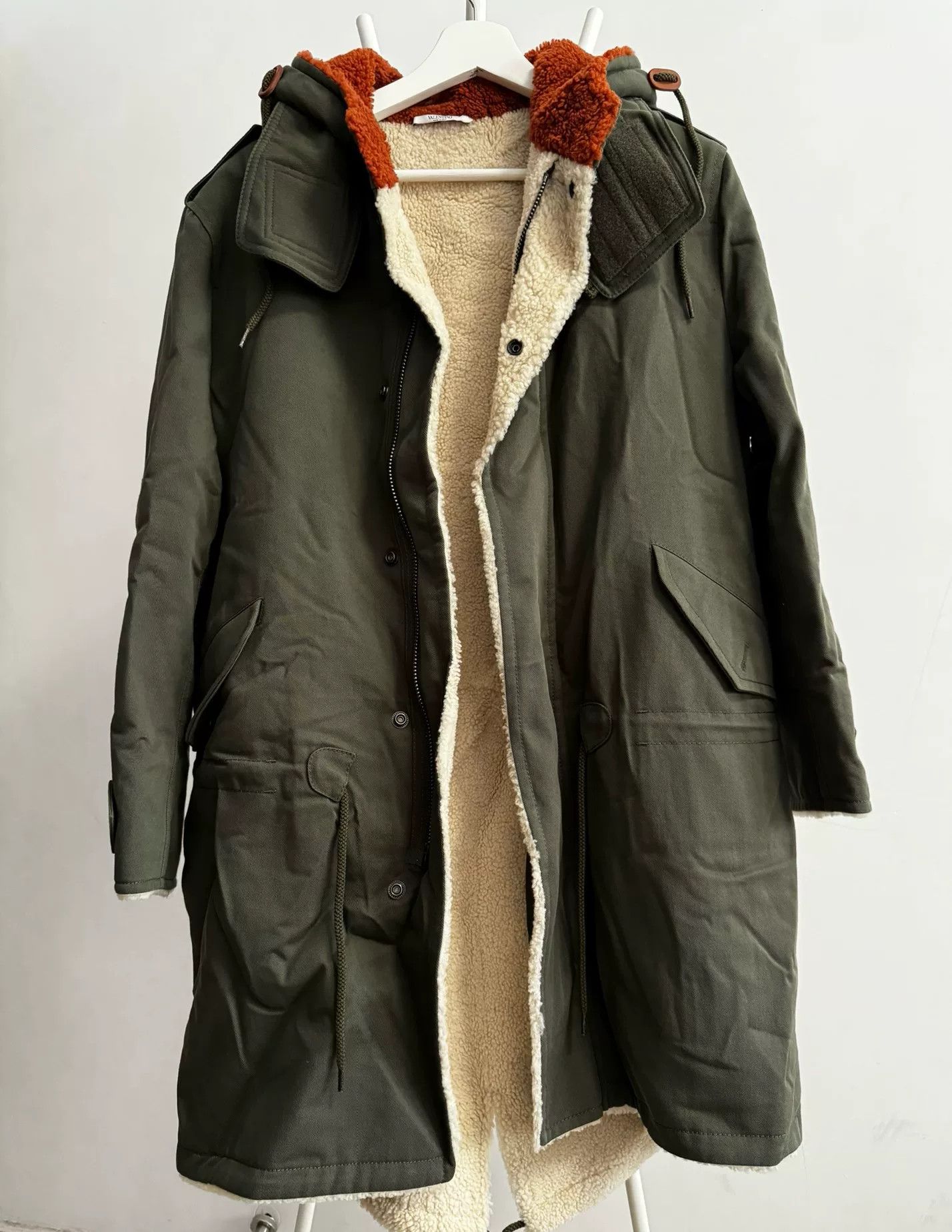 Valentino Valentino Shearling Fur Long Coat Size US XL / EU 56 / 4 - 1 Thumbnail