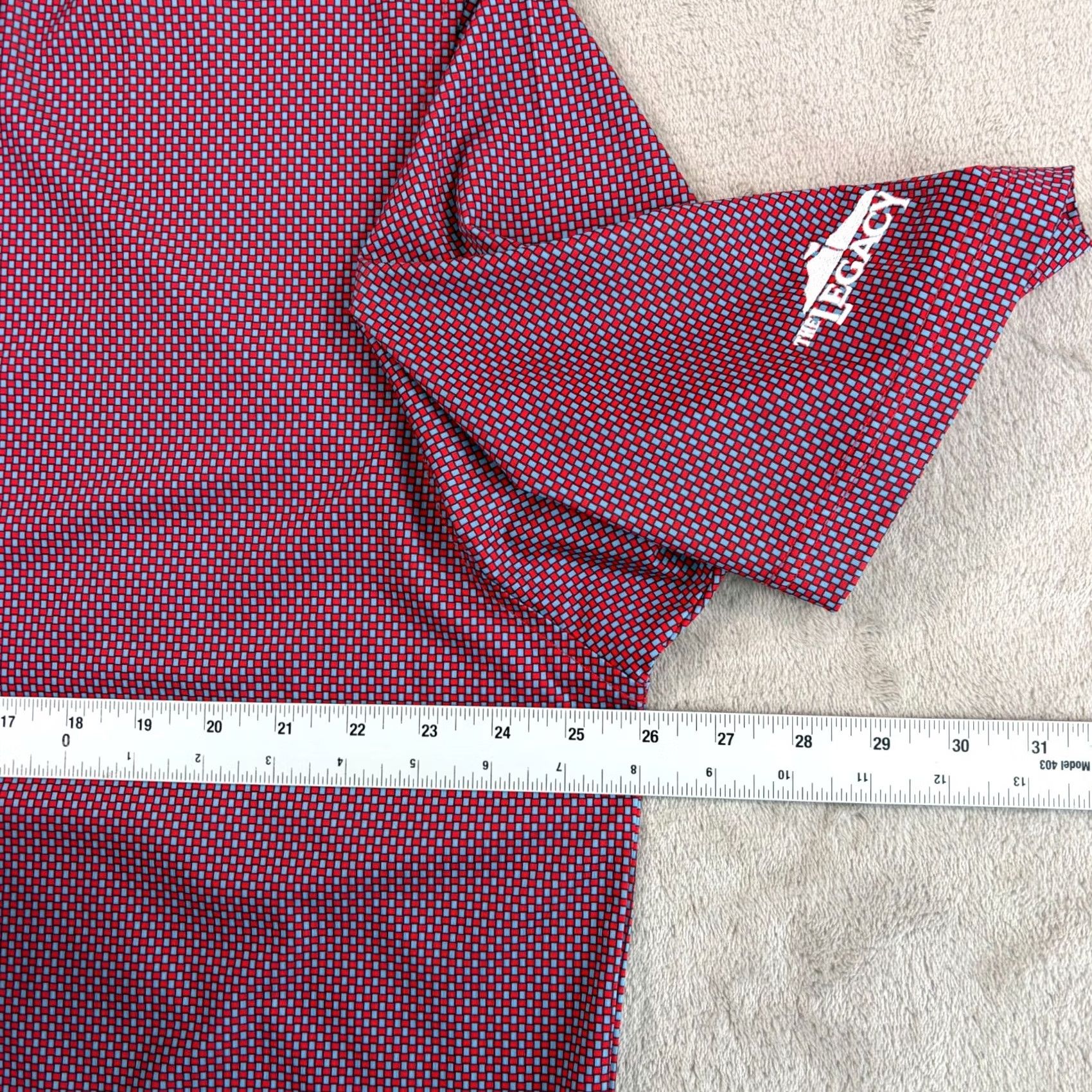 Footjoy FootJoy Polo Shirt Men XL Geo Navy Scarlet Performance Golf NEW Size US XL / EU 56 / 4 - 7 Thumbnail
