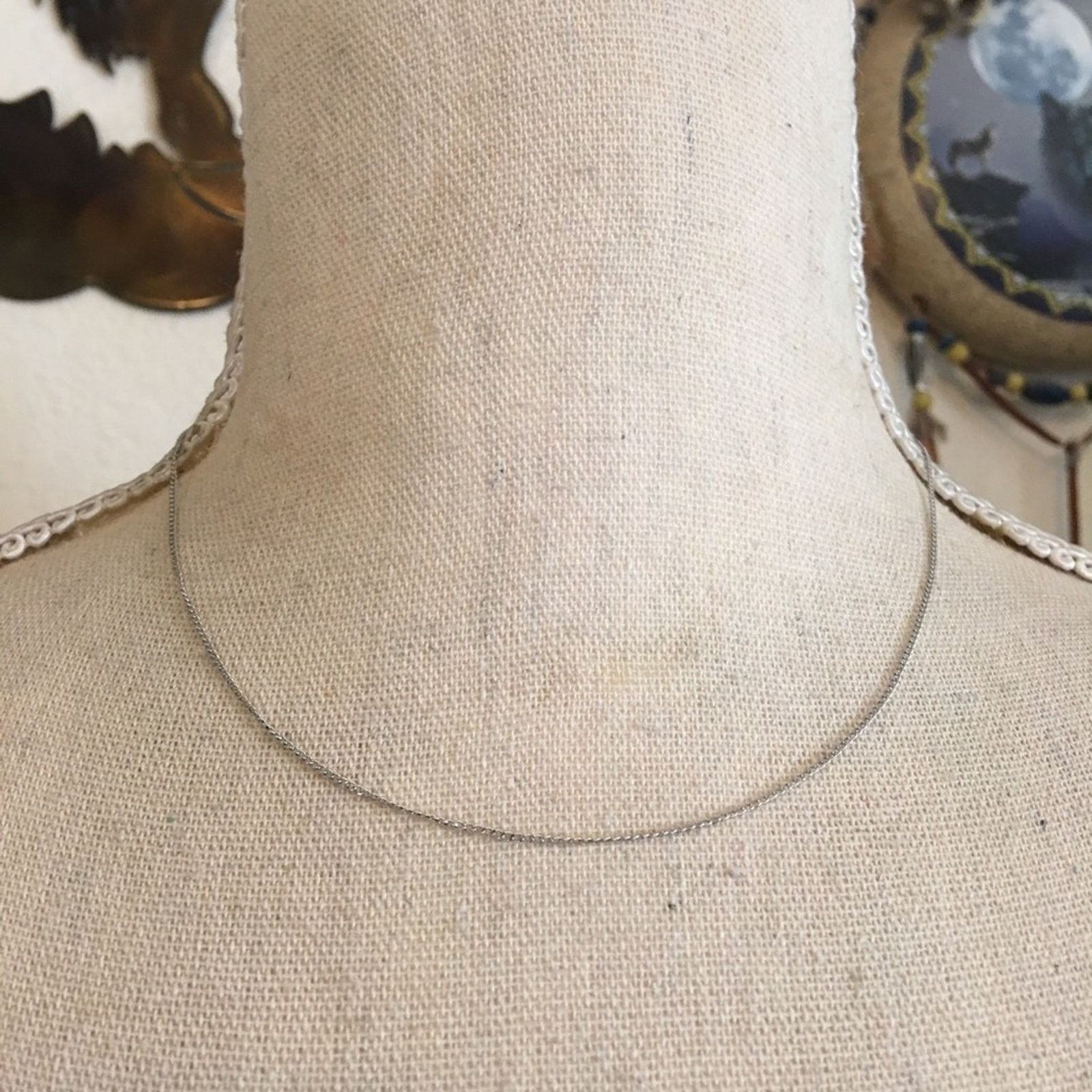 Jewelry Vintage Crown Trifari silver plated chain necklace Size ONE SIZE - 1 Thumbnail