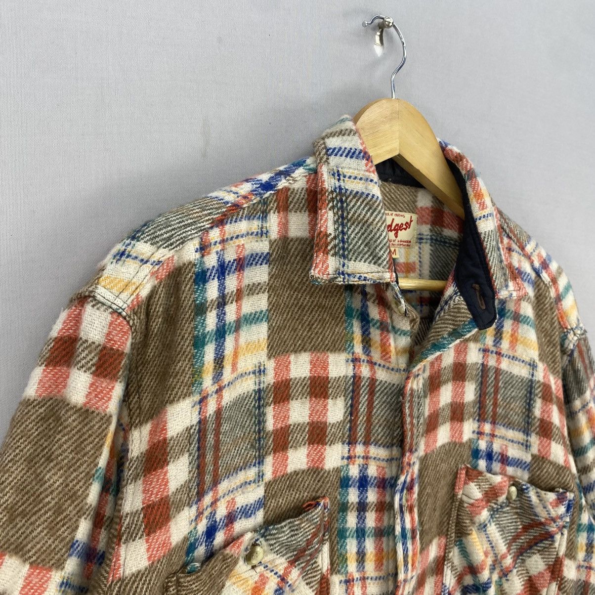 Flannel Vintage Dodgest Flannel Checkered Pattern Size US M / EU 48-50 / 2 - 2 Thumbnail