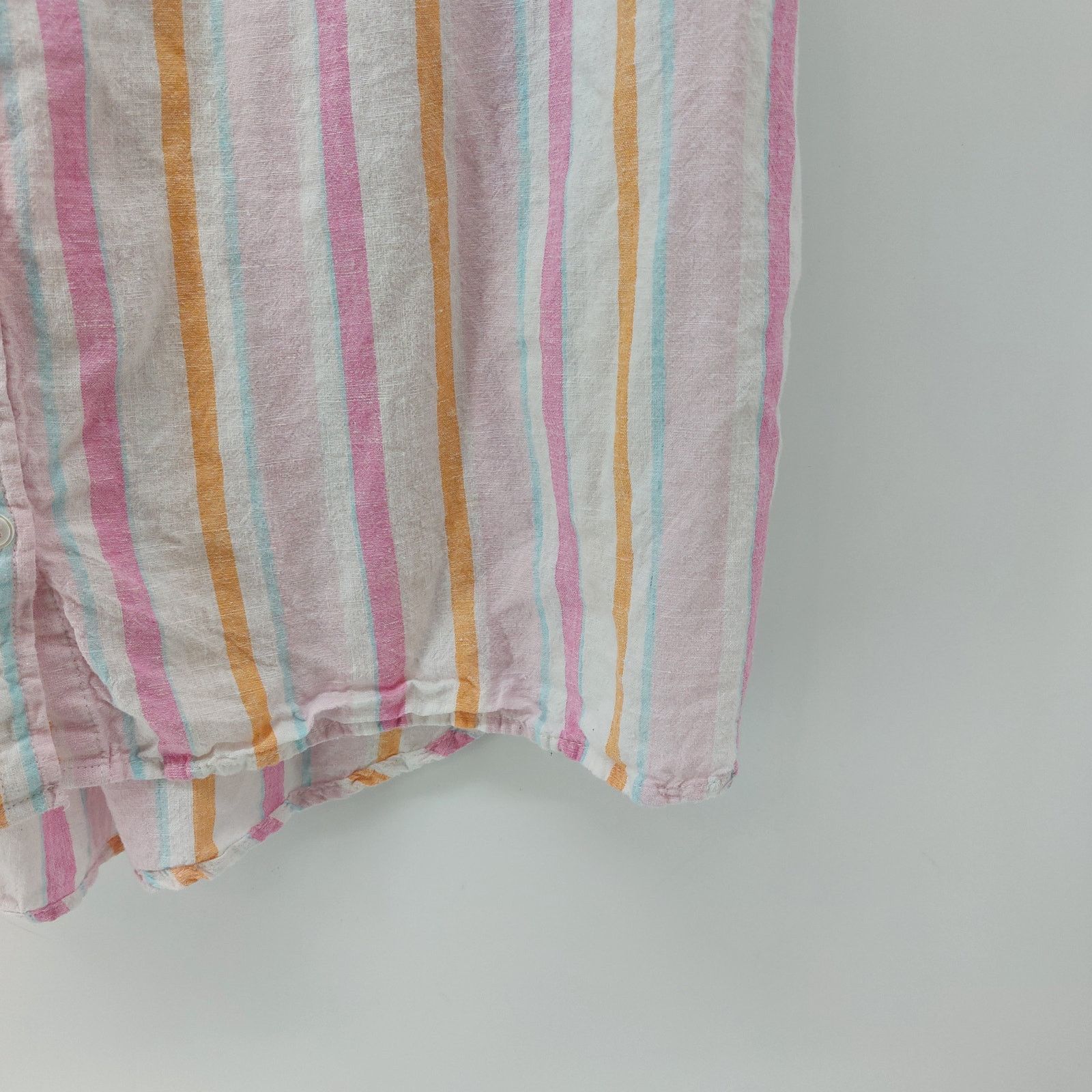 Other Time and Tru Pink Womens Plus Size Striped Button Up XXXL 22 Size 3XL / US 20-22 - 6 Thumbnail