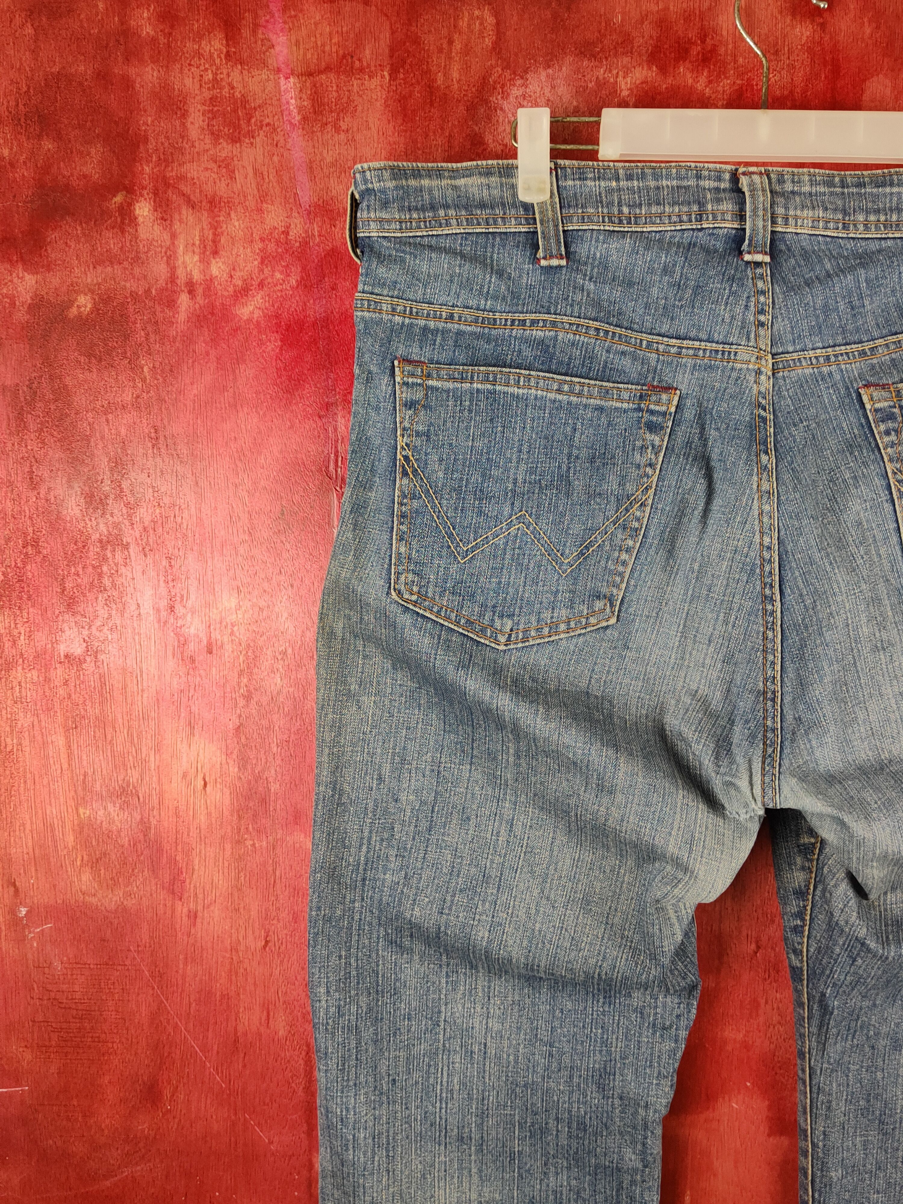 Edwin Edwin Blue Faded Distressed Ripped Jeans #S2238 Size US 39 - 10 Thumbnail