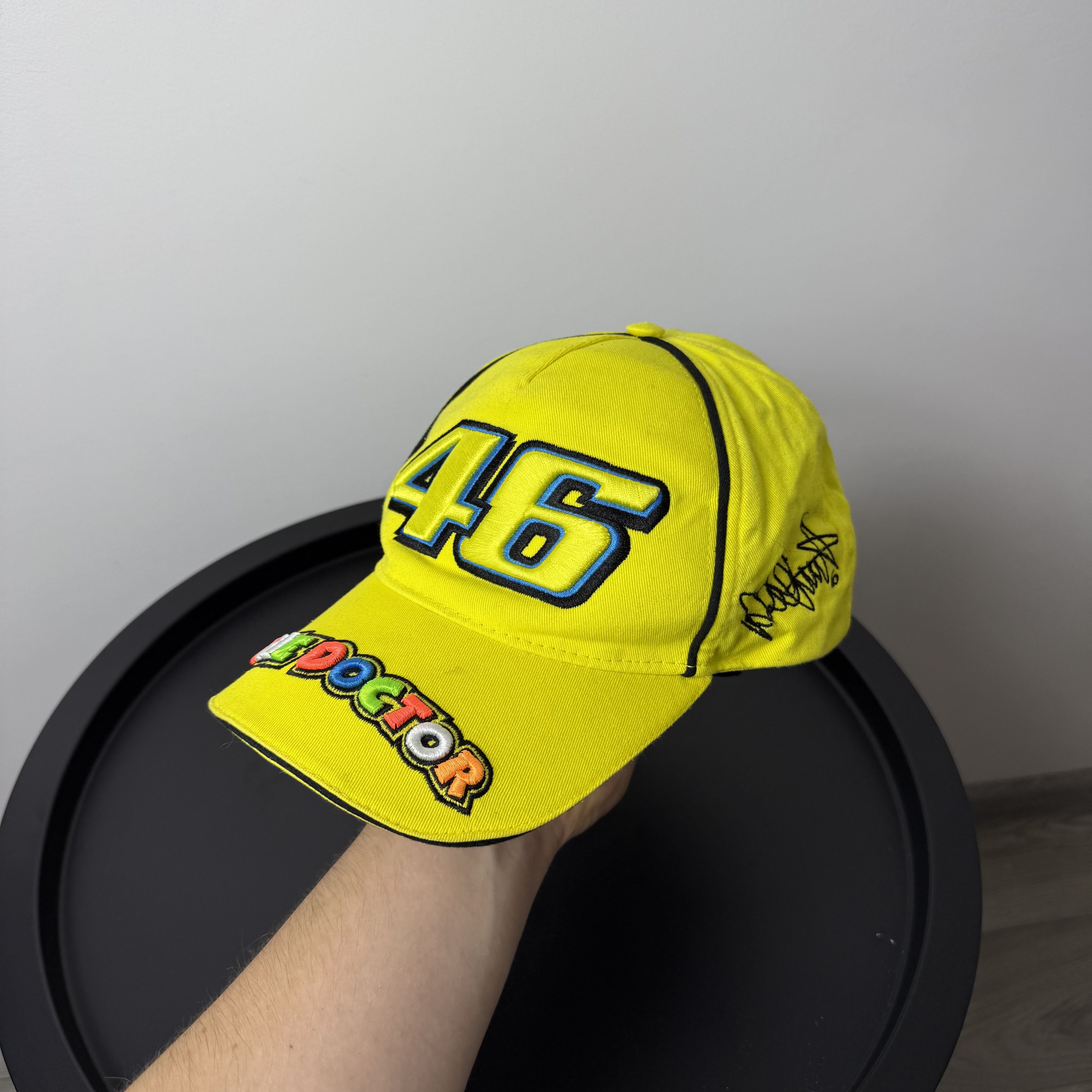 Vintage 46 The Doctor Valentino Rossi Racing Yellow Baseball Cap Hat Size ONE SIZE - 2 Thumbnail