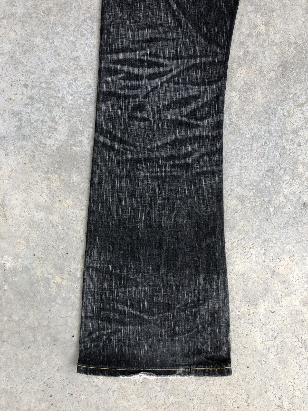 If Six Was Nine Edwin 503 Flared Jeans Distressed Jeans Size US 30 / EU 46 - 11 Thumbnail